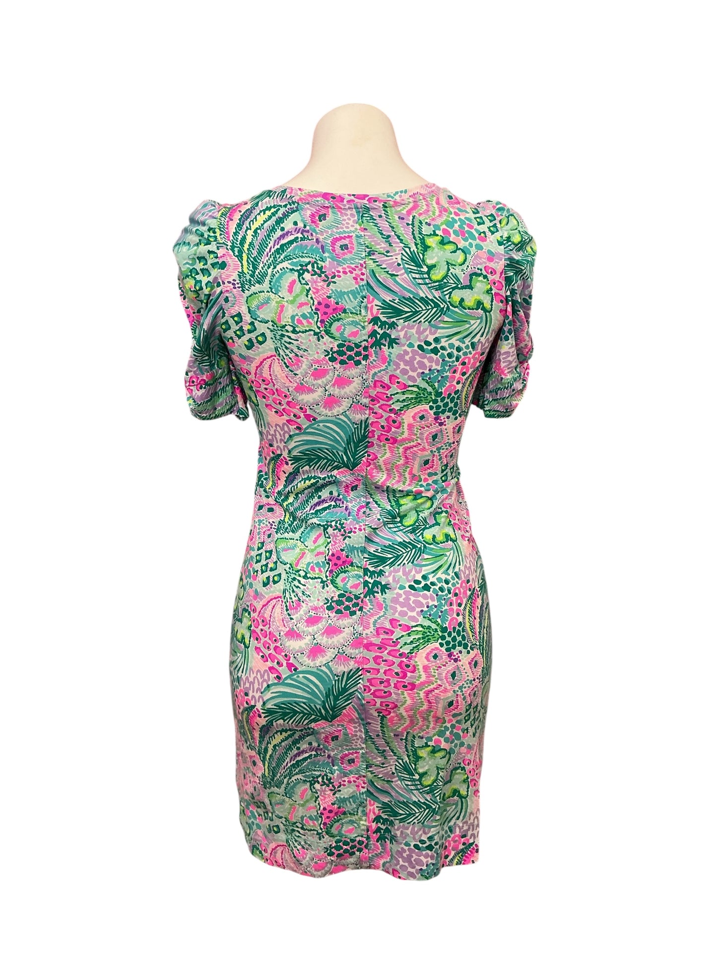 Lilly Pulitzer - Haydn Short Sleeve Dress - Banana Split Multi - Size XXS