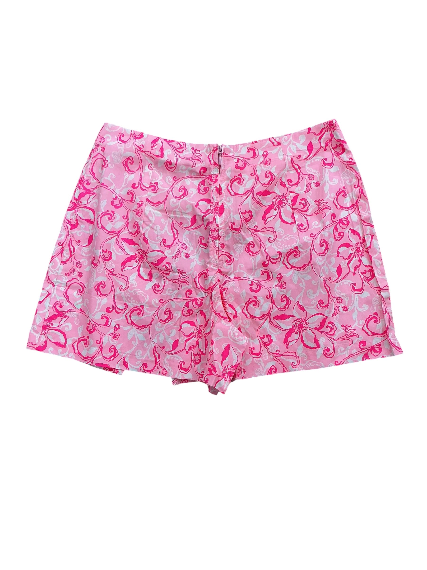 Lilly Pulitzer NWT Alicent Mini Skort Conch Shell Pink Flamingle Garden - Size 8