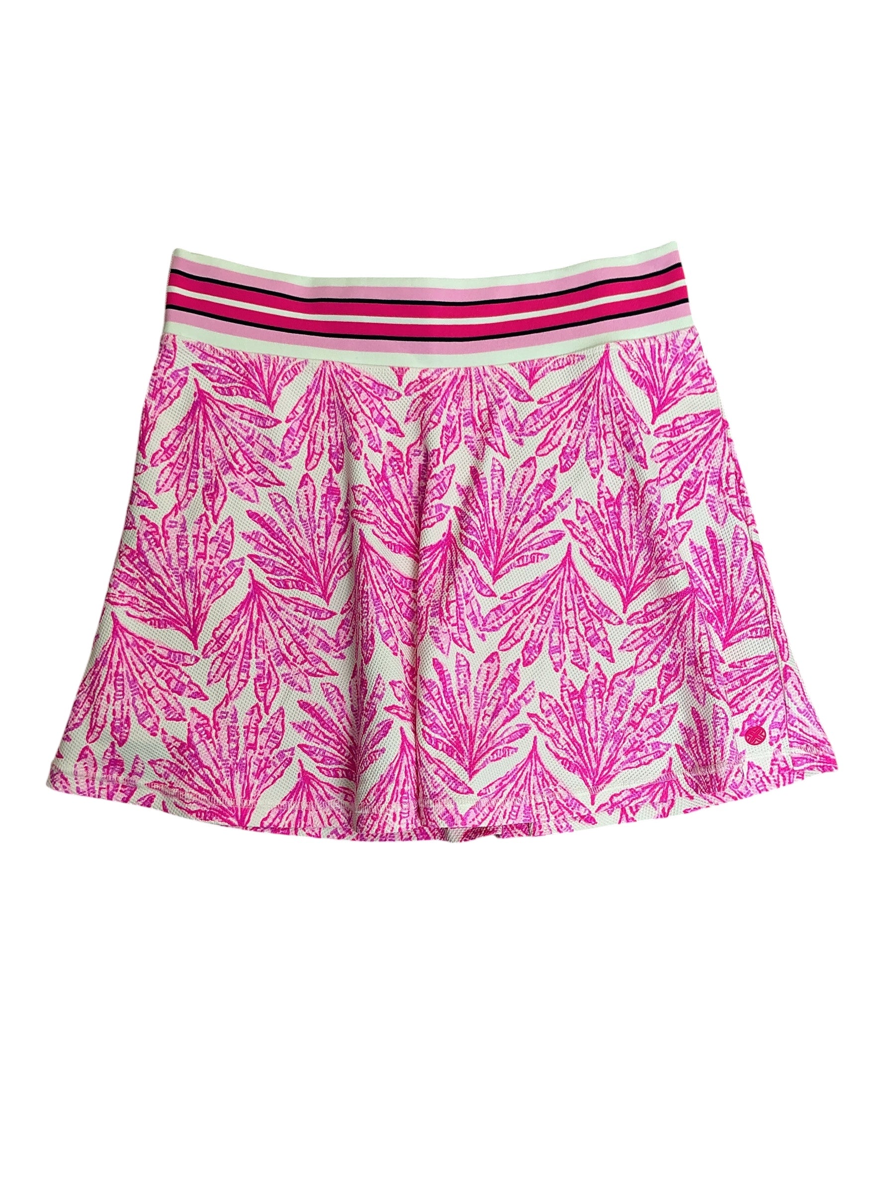 Lilly Pulitzer NWT Aila High Rise Skort UPF 50+ Pink Bliss Shady Babe - Size L