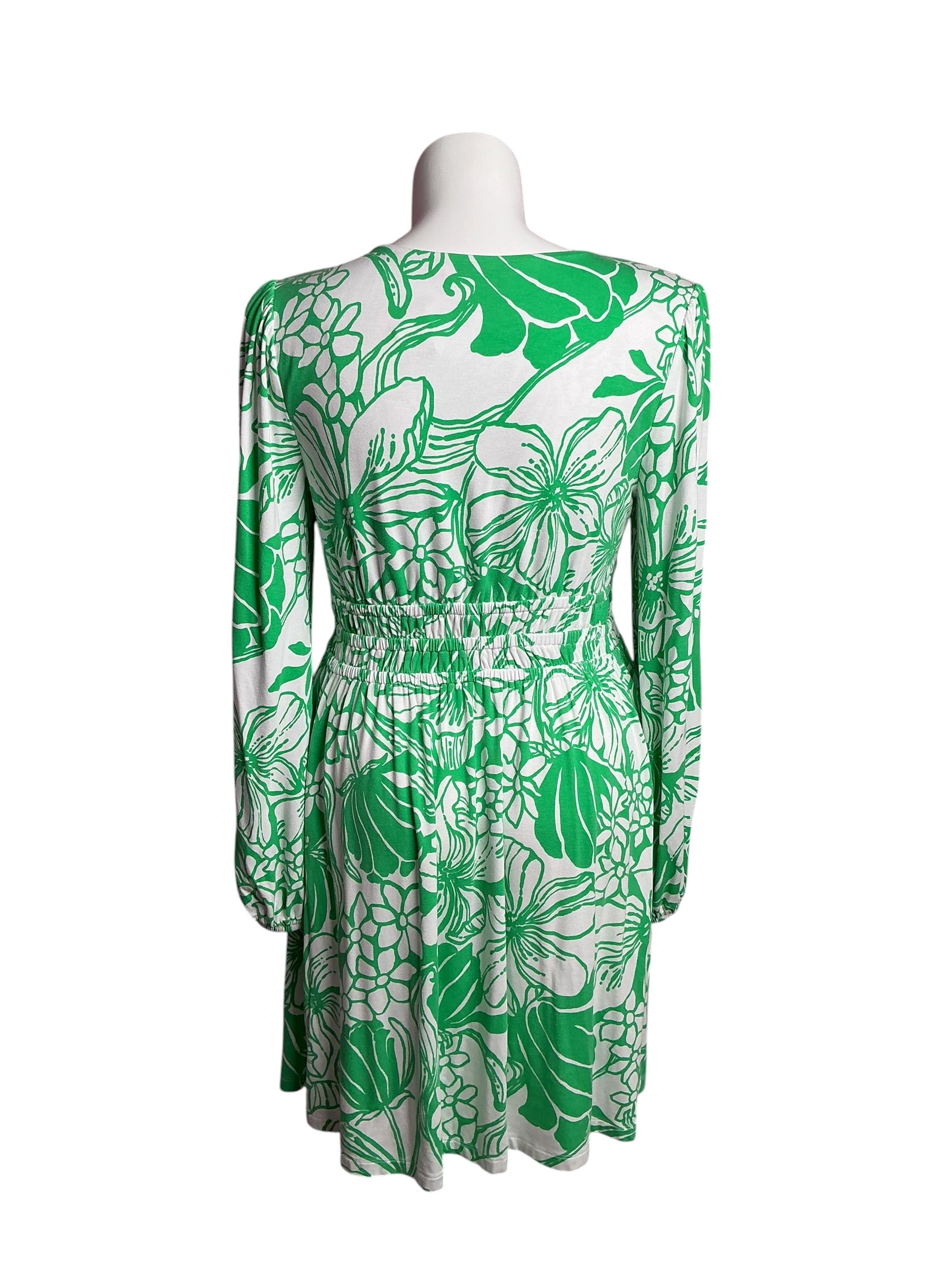 Lilly Pulitzer- Calla Long Sleeve Dress Spearmint Oversized Kiss My Tulips Size XL