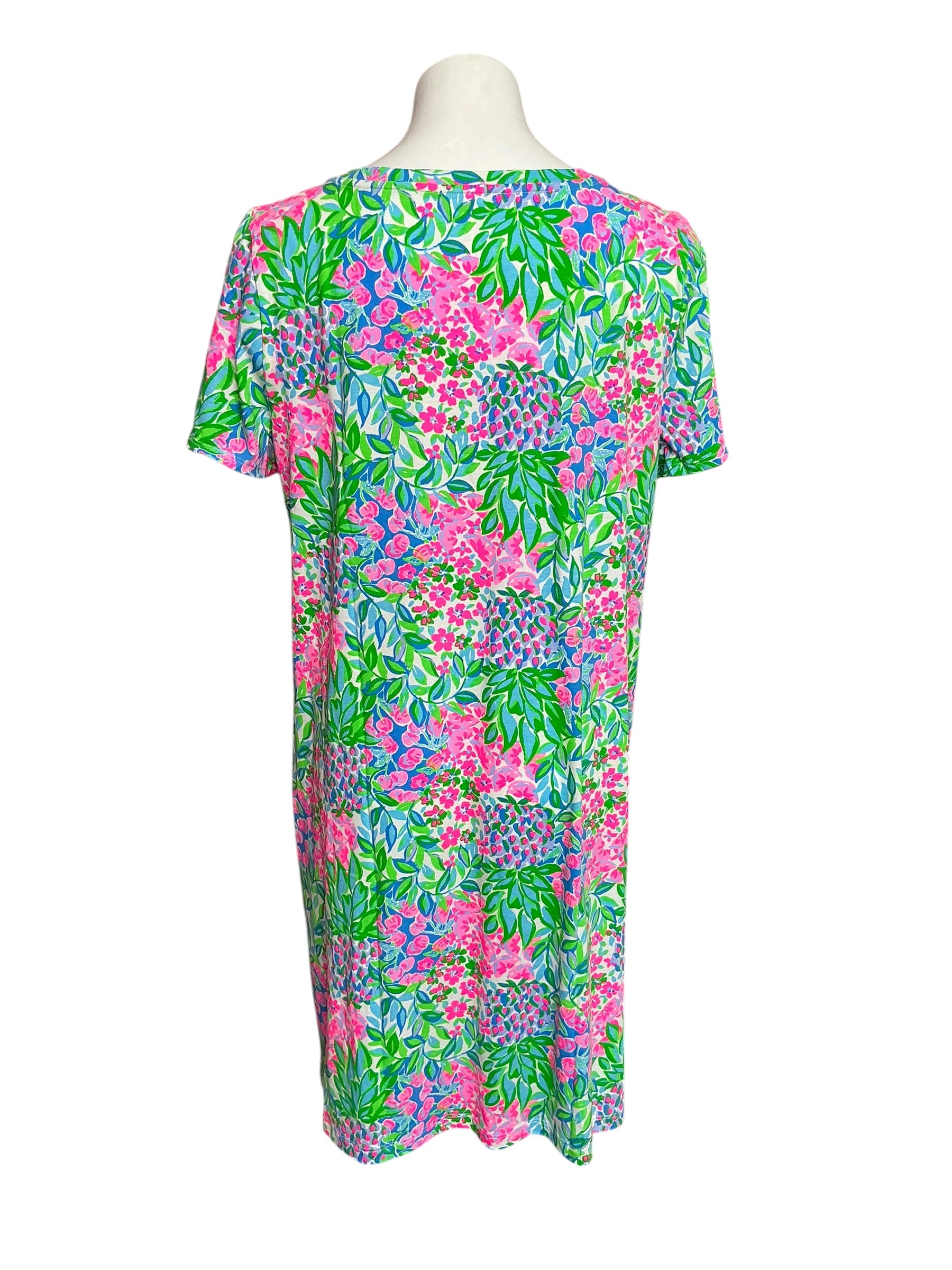Lilly Pulitzer NWT Cody Short Sleeve Dress Multi A Cherry On Top - Size XL