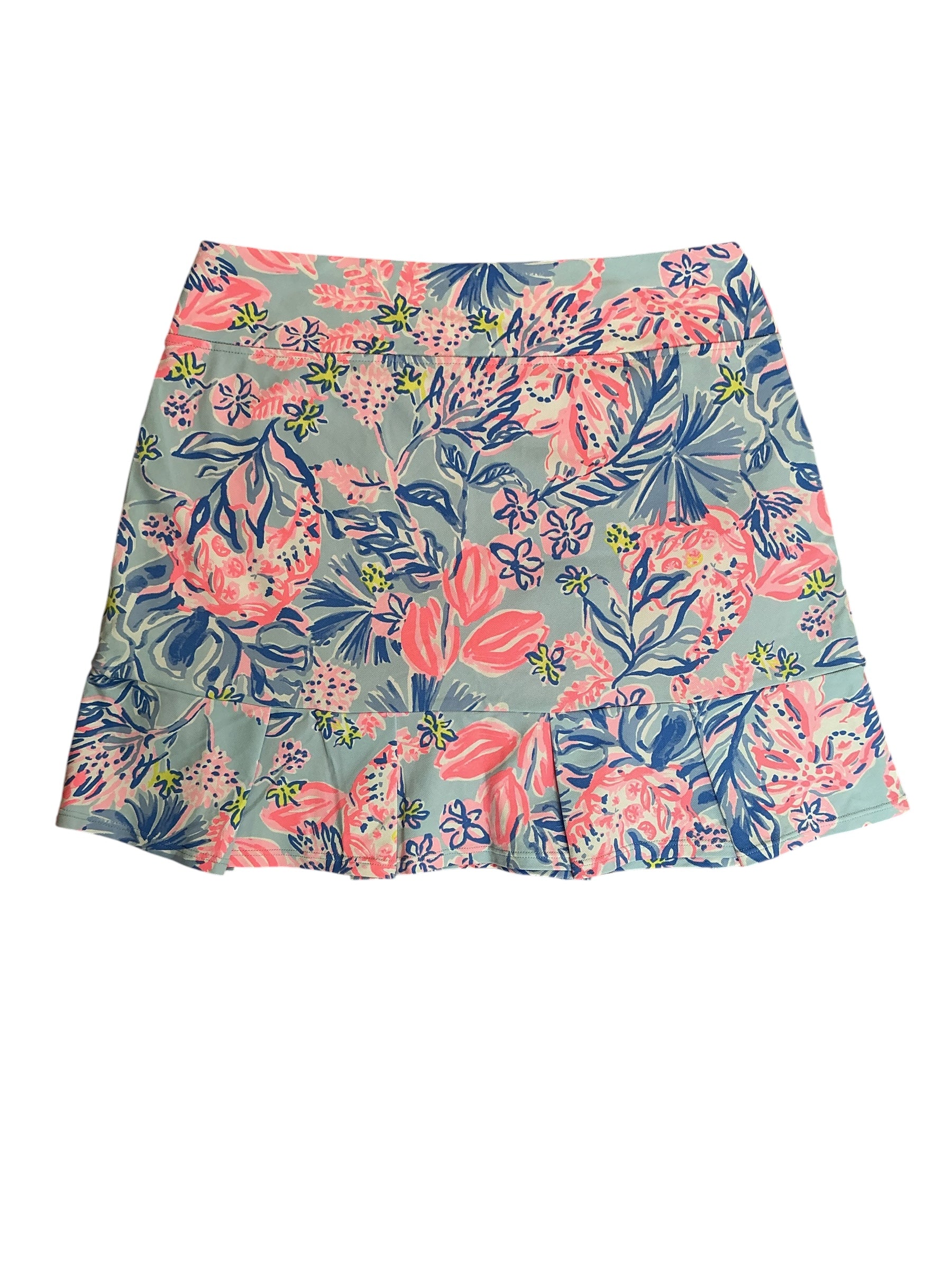 Lilly Pulitzer Luxletic Bessie Golf Skort UPF 50+ Elephant Splash - Size M