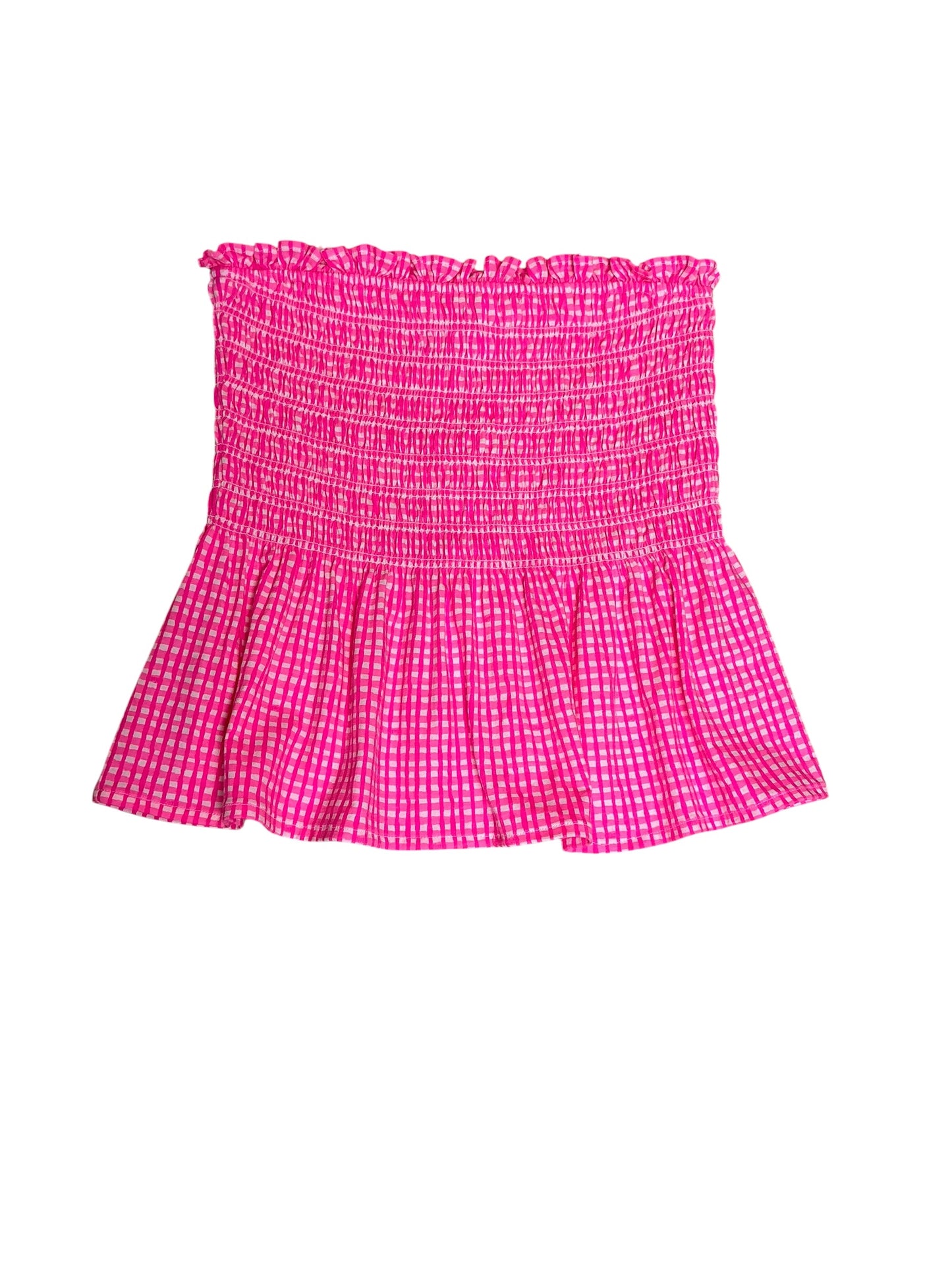 Lilly Pulitzer NWT Jadis Top Pink Isle Along The Same Line - Size S
