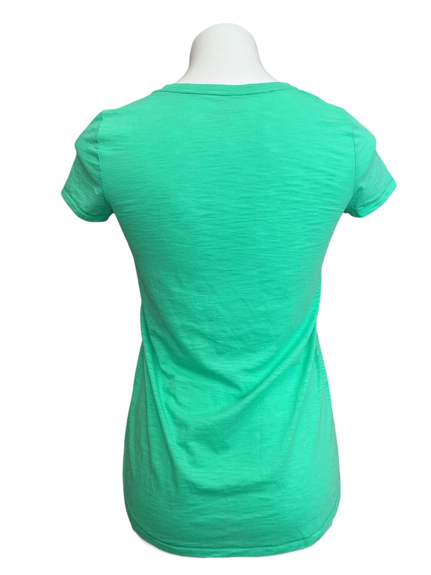 Lilly Pulitzer NWT Etta Scoop Neck Top Gustavia Green - Size XXS
