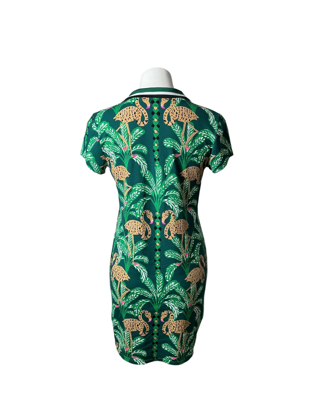 Lilly Pulitzer  Luxletic Cayo Costa Short Sleeve Dress Multi Lil Palm Prowl - Size S