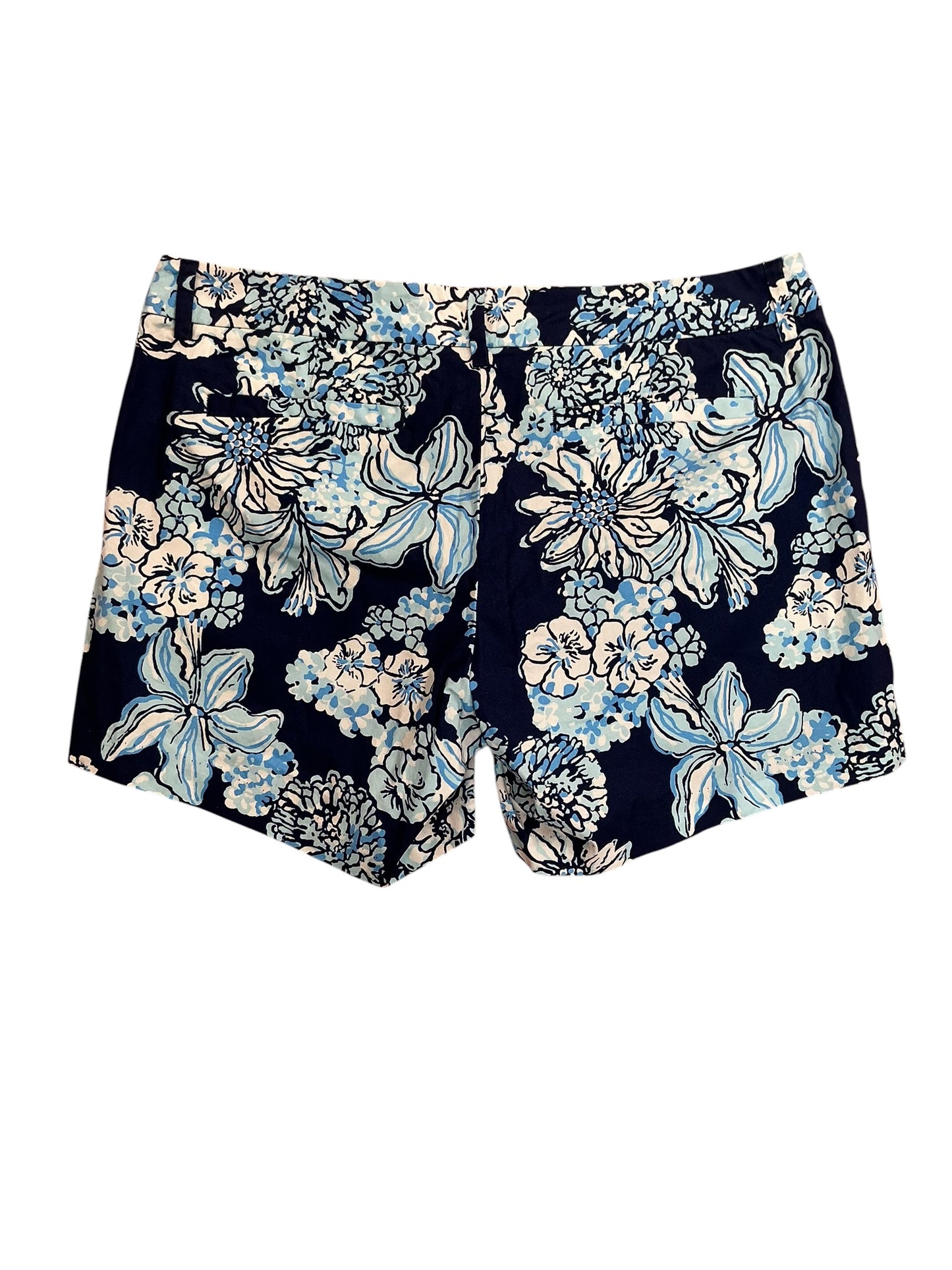 Lilly Pulitzer Callahan Shorts Low Tide Navy Bouquet All Day - Size 4