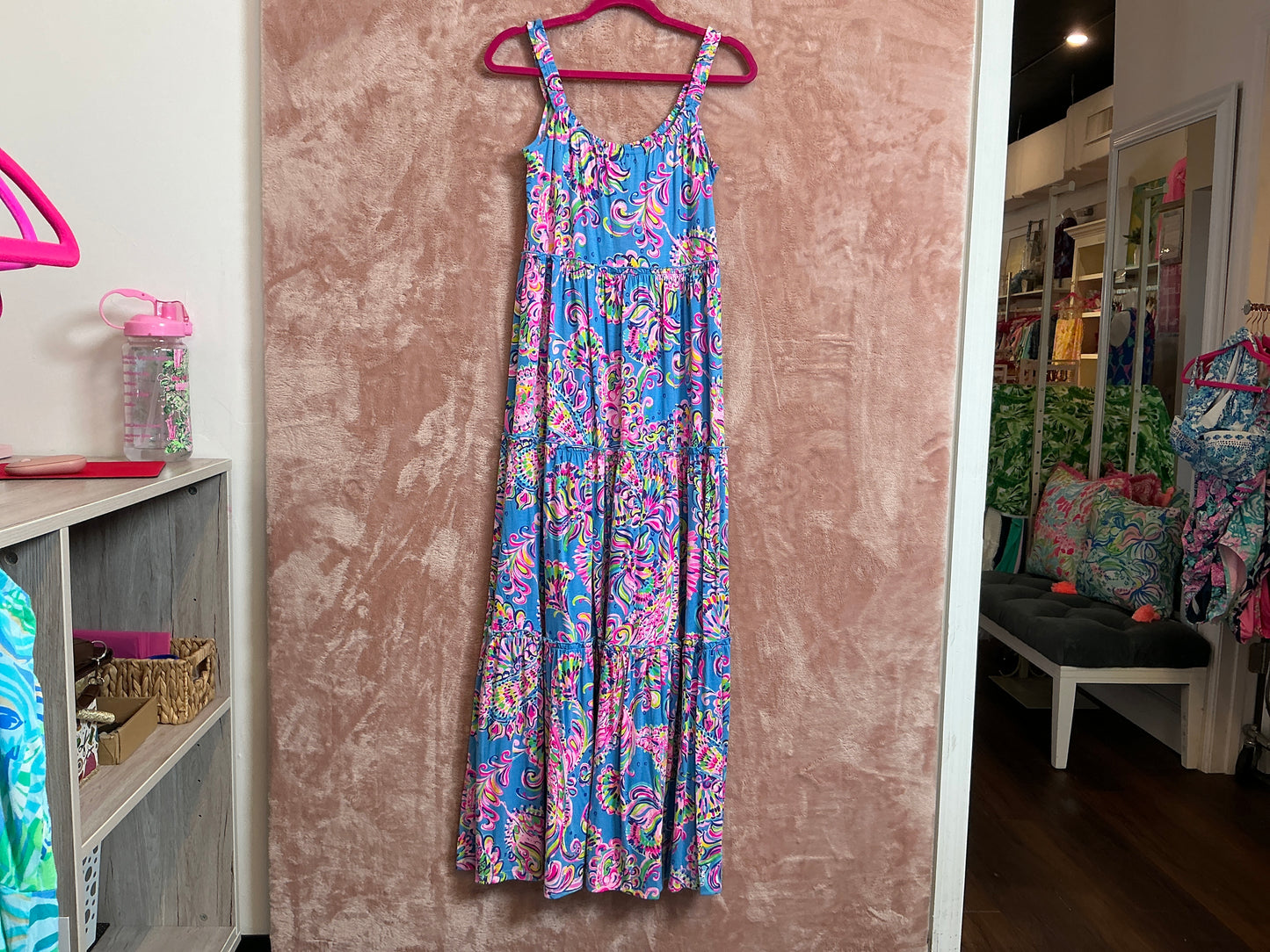 Lilly Pulitzer NWT Loro Maxi Dress Multi Mermaid Grotto - Size XXS