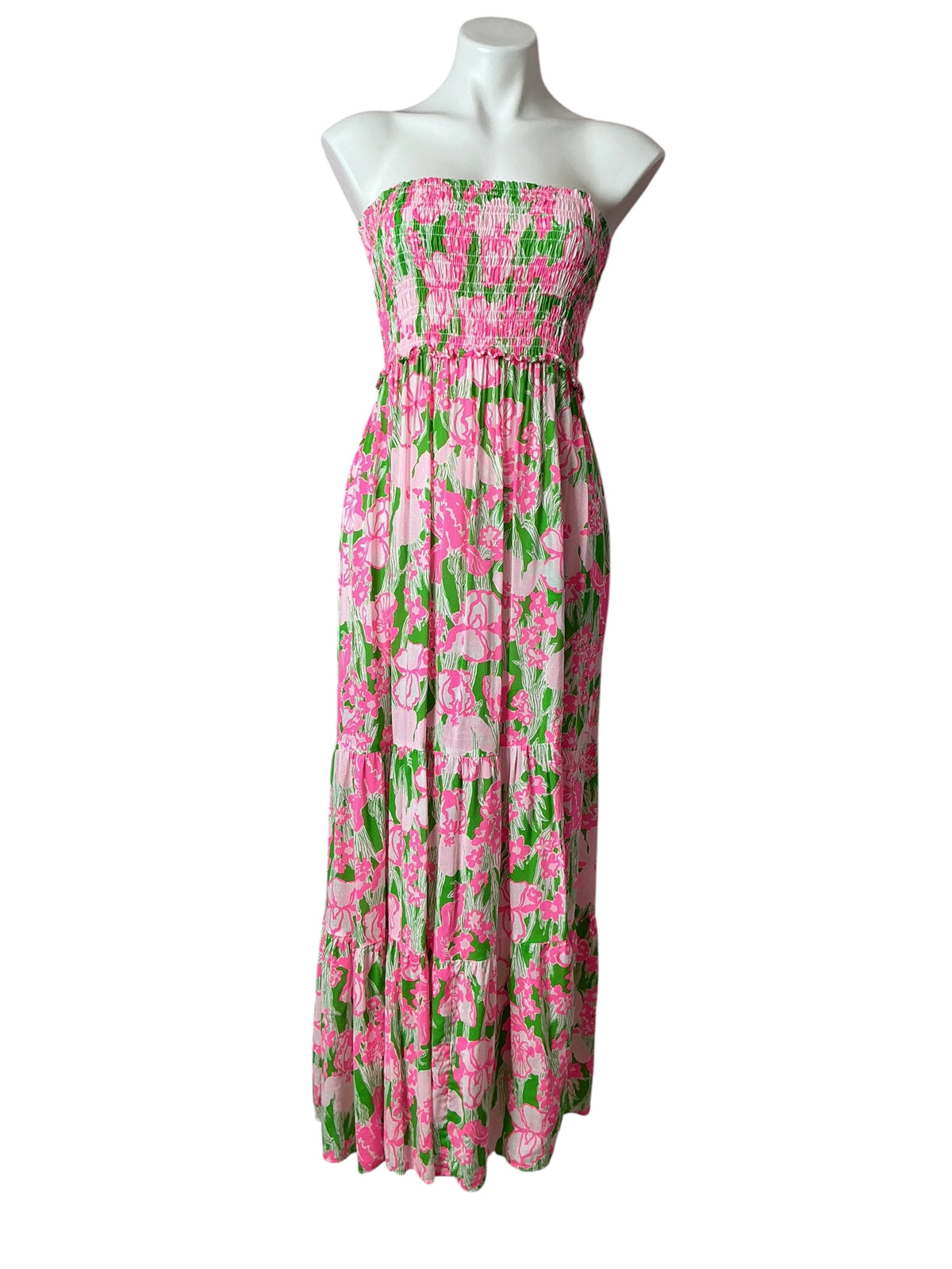 Lilly Pulitzer Anali Maxi Cover-Up Putting Green Hannah - Size S