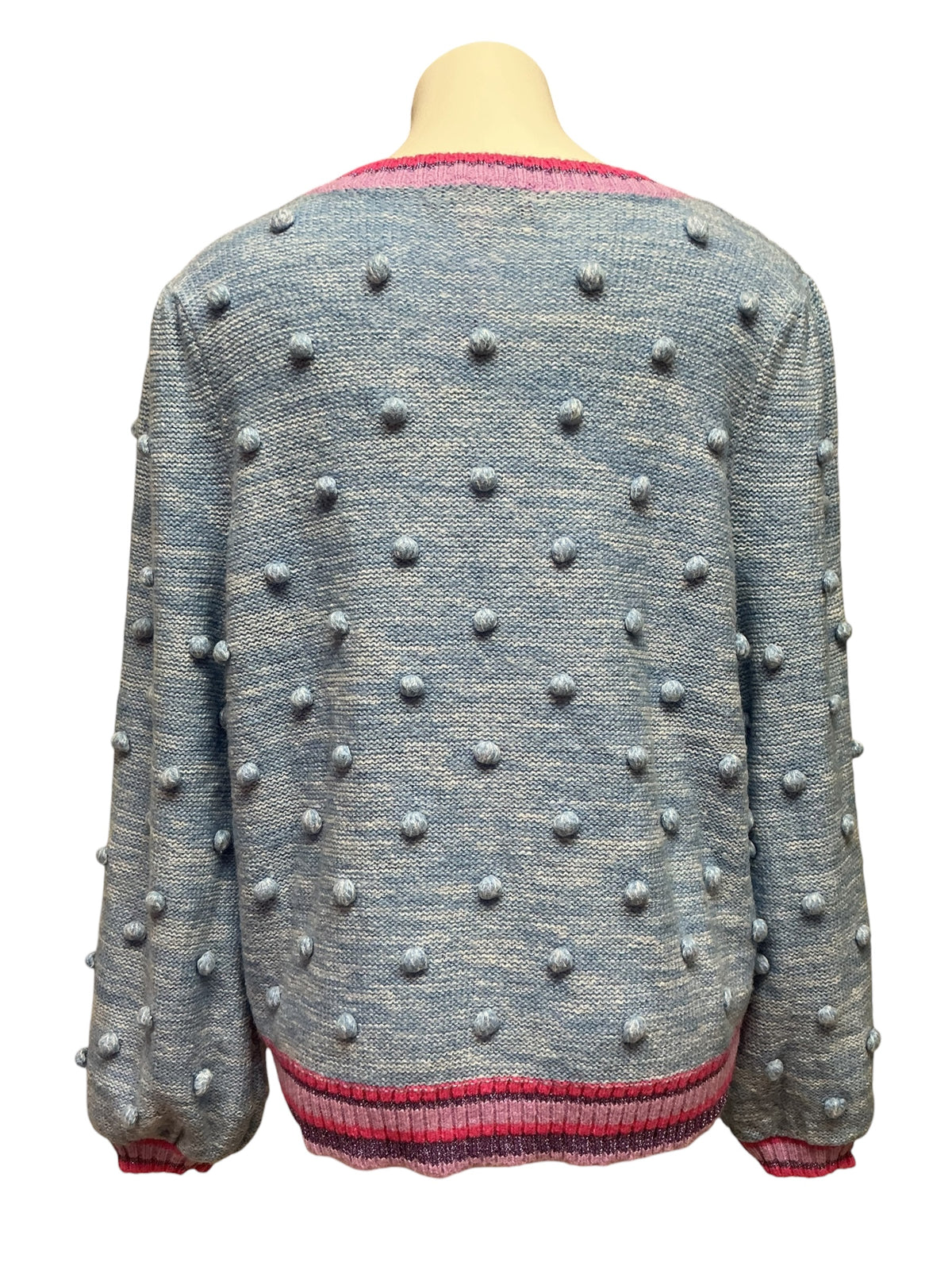 Lilly Pulitzer Verna Sweater Blue Peri Marl - Size xl