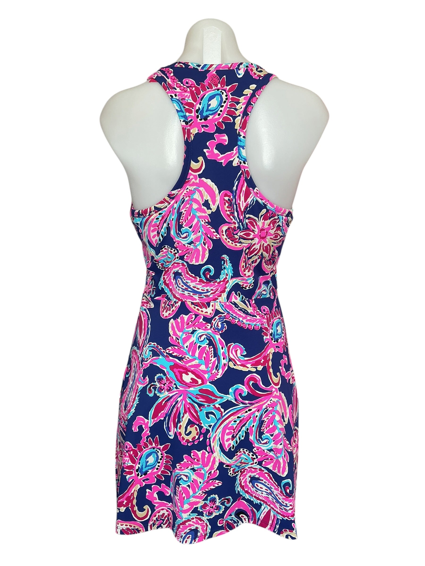 Lilly Pulitzer Forehand Active Dress UPF 50+ - Multi Flitting About - Size S