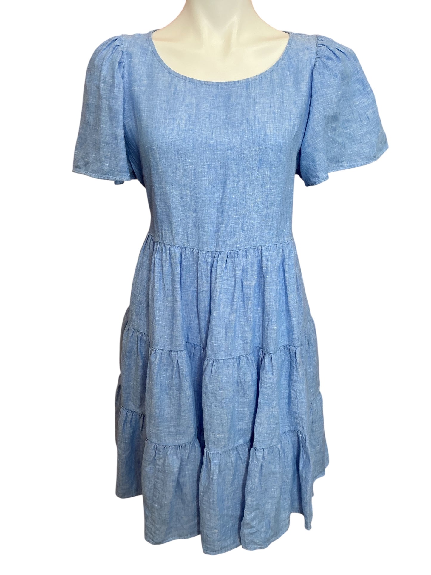 Lilly Pulitzer NWT Jocelyn Short Sleeve Dress Boca Blue X Resort White - Size L