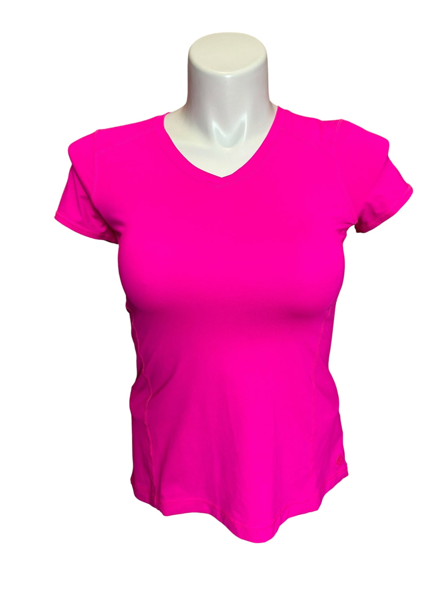 Lilly Pulitzer Renay Active Tee Raz Berry - Size S