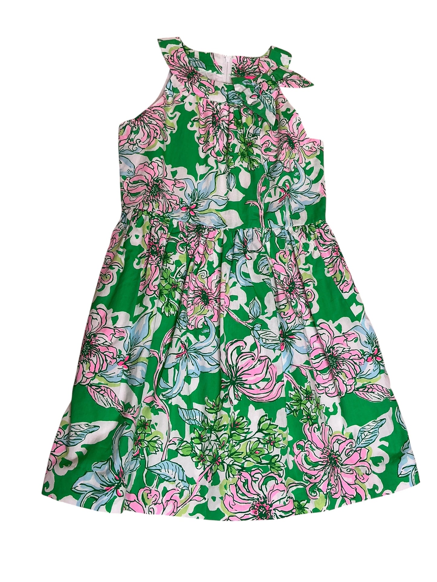 Lilly Pulitzer NWT Girls Josephine Dress Spearmint Blossom Views - Size 7