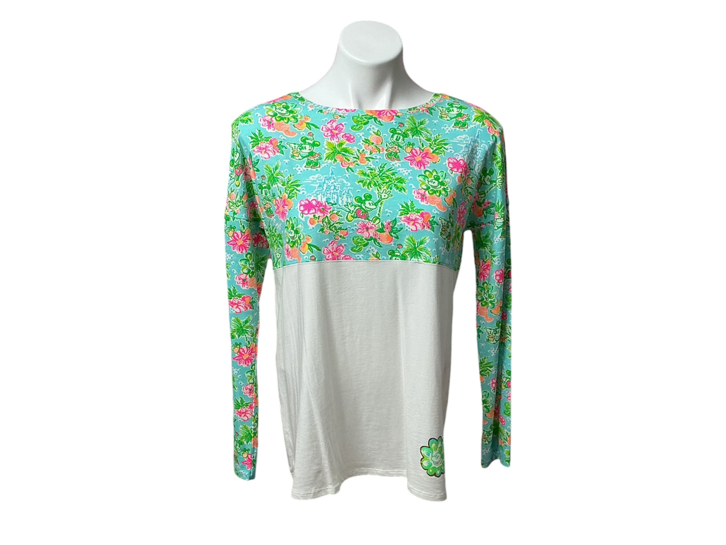 Lilly Pulitzer NWT Lilly Love Disney Finn Top Blue Ibiza- Size XS