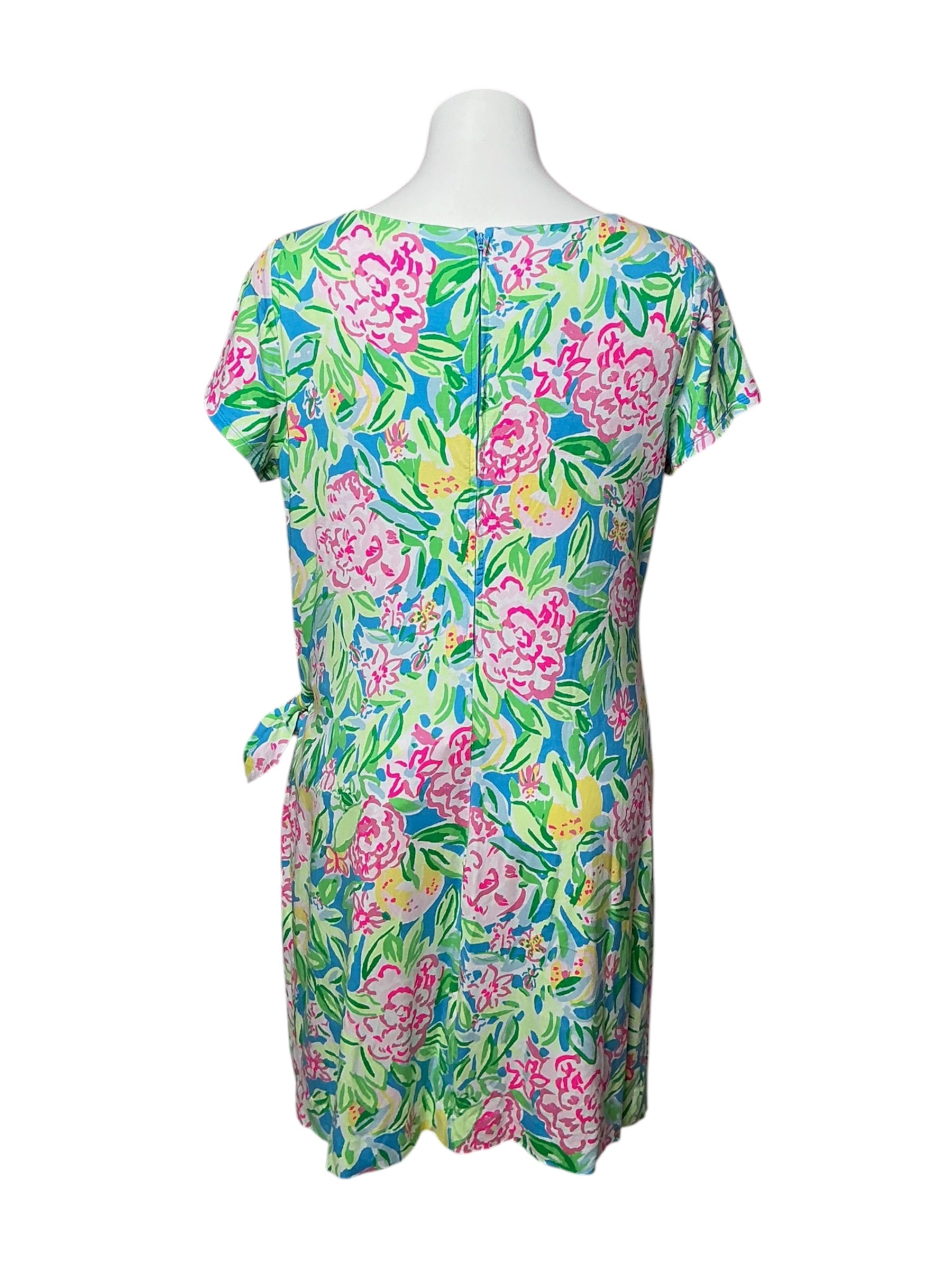 Lilly Pulitzer Bryson Skirted Romper Multi Grove Garden - Size XL