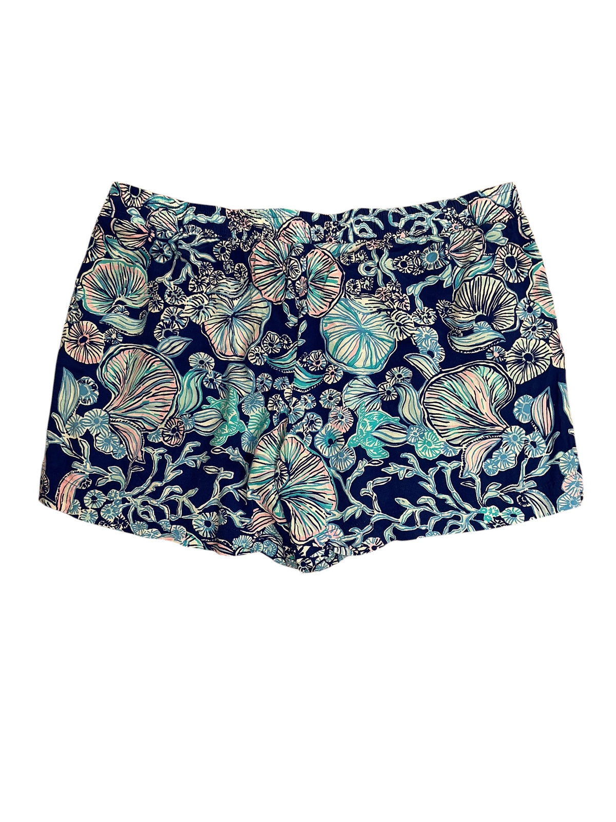 Lilly Pulitzer Katia Short Lapis Lazuli Blue Beach Shells - Size M