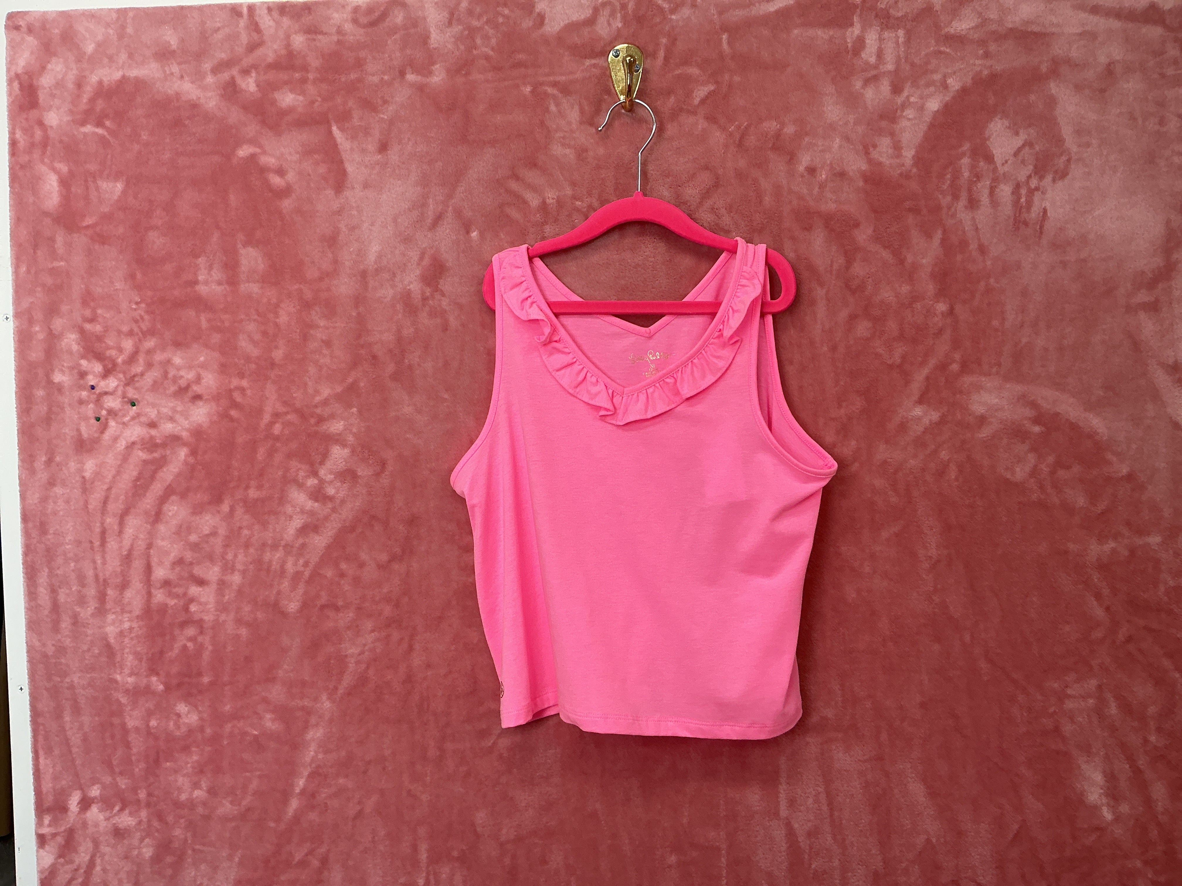 Lilly Pulitzer NWT Mini Alessa Top Pelican Pink - Size XL Girls