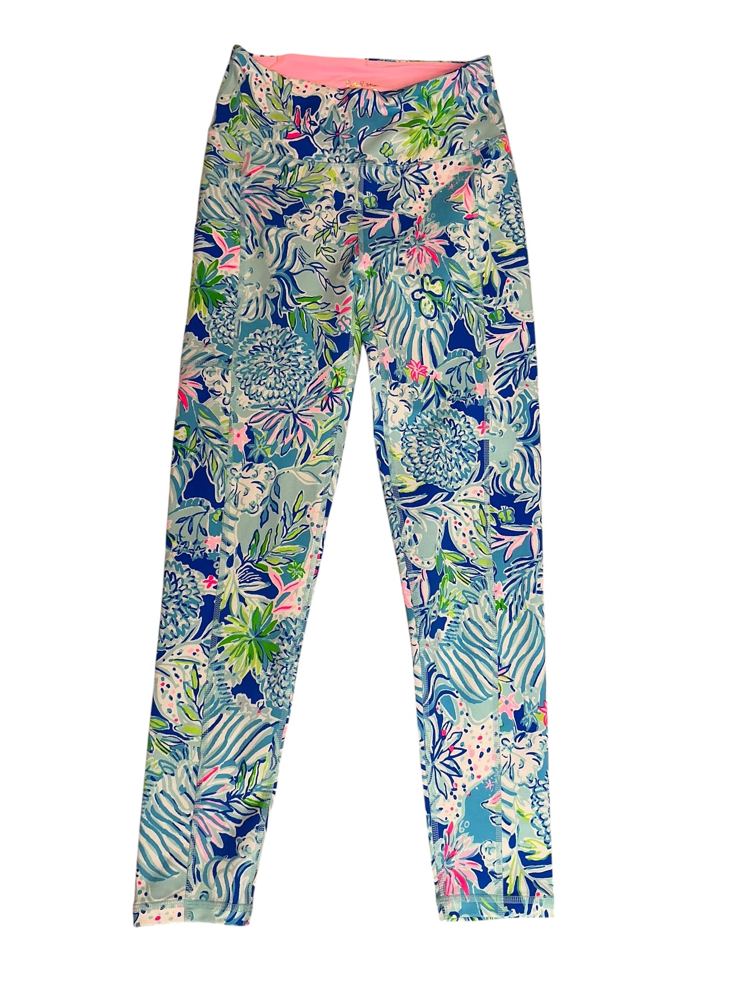 Lilly Pulitzer Weekender High-Rise Midi Legging Royal Zoo - Size S