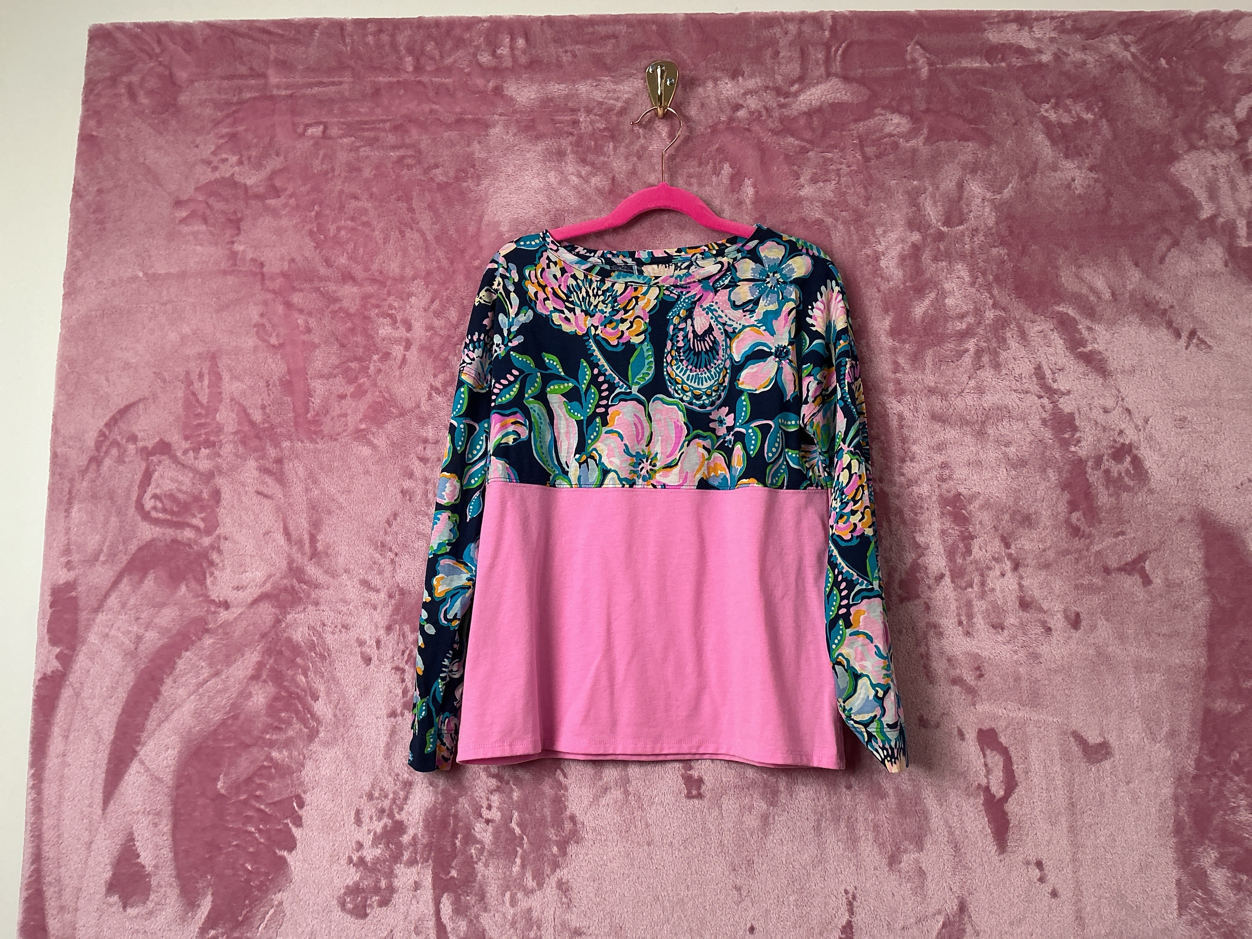 Lilly Pulitzer Kids Long Sleeve Top - Size L 8-10