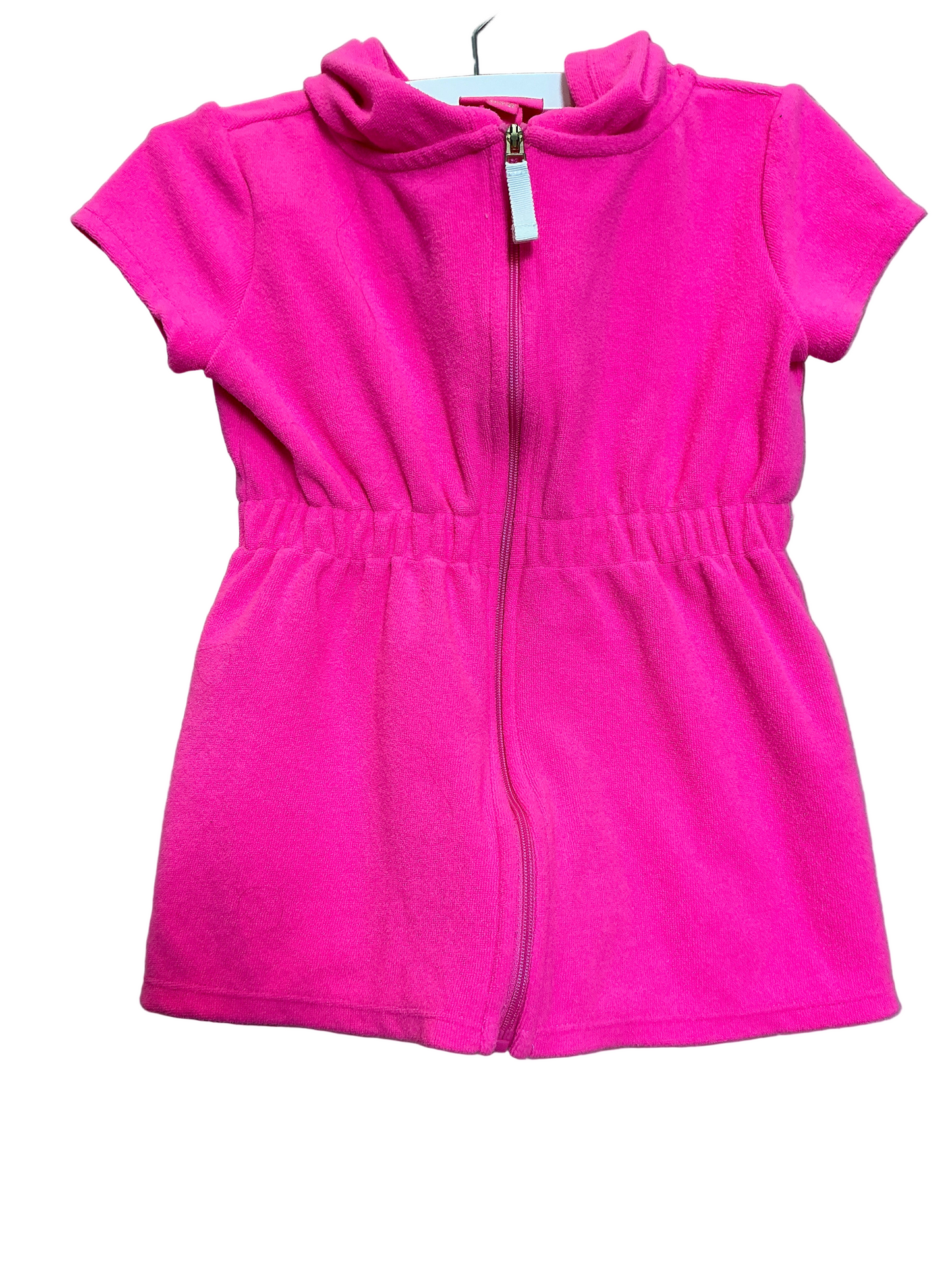 Lilly Pulitzer Girls' Chaplin Cover-Up Aura Pink Size XS 2/3