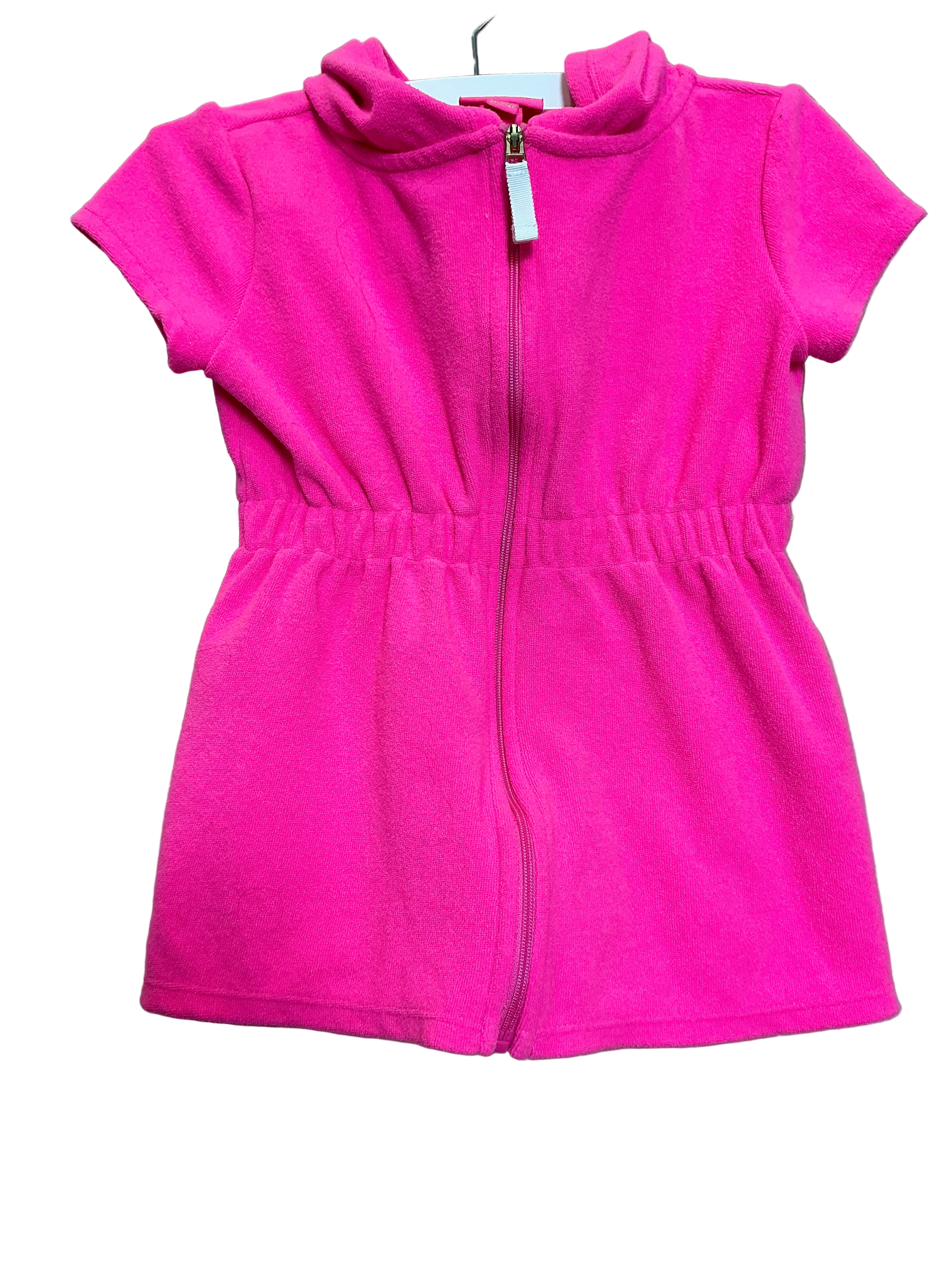 Lilly Pulitzer Girls' Chaplin Cover-Up Aura Pink Size XS 2/3