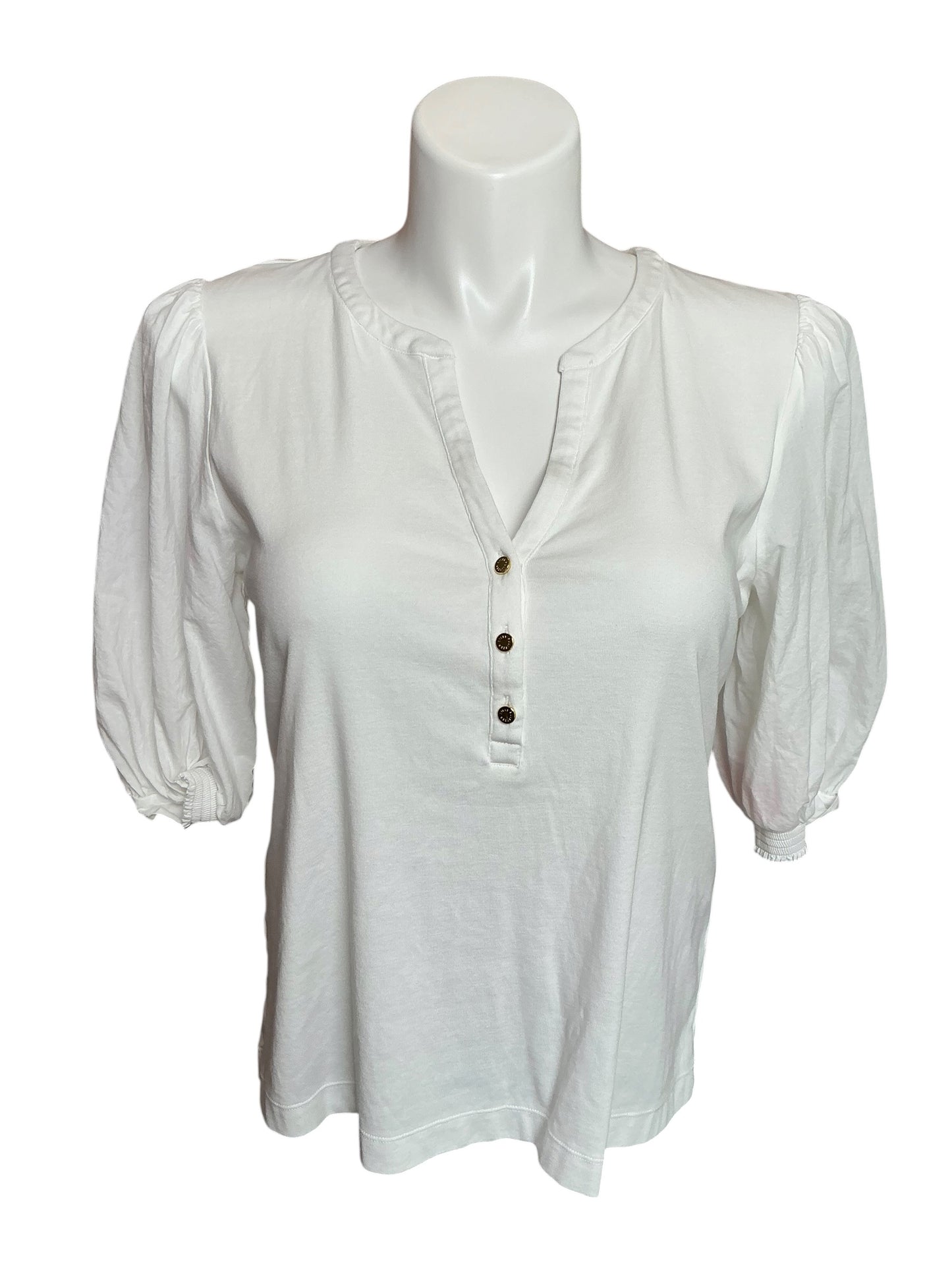 Lilly Pulitzer Ronson Knit Top Resort White - Size XL