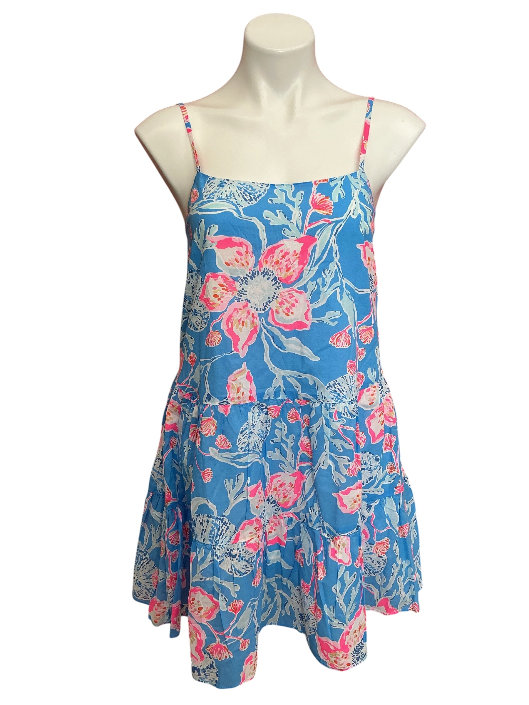Lilly Pulitzer NWT Alessia Cotton Dress Multi Bahamian Rhapsody - Size S