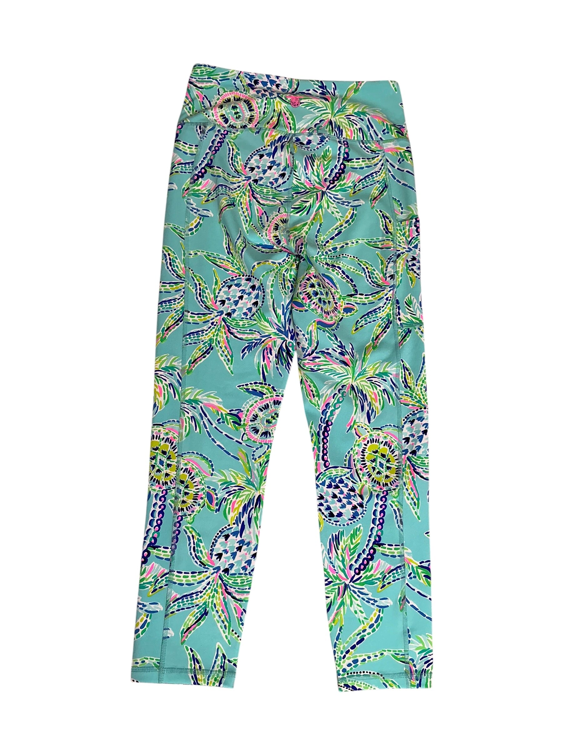 Lilly Pulitzer NWT Weekender High Rise Midi Bermuda Blue Turtle SZN - Size M