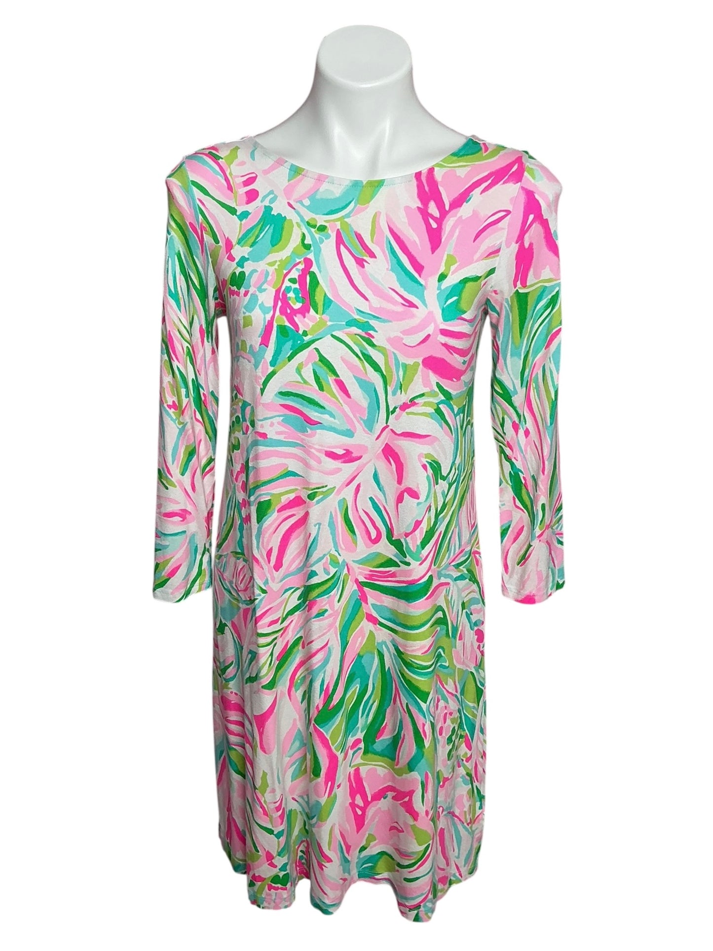 Lilly Pulitzer Ophelia Swing Dress Multi Croc My World - Size S