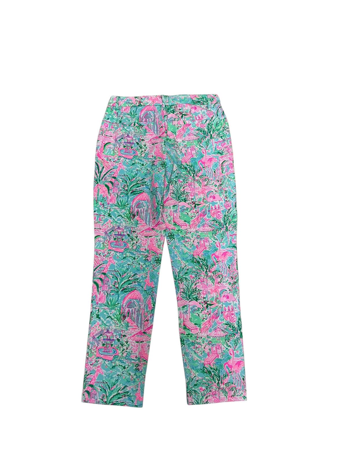 Lilly Pulitzer NWT Kelly Knit Pant Bali Blue Spotted On Worth - Size 8