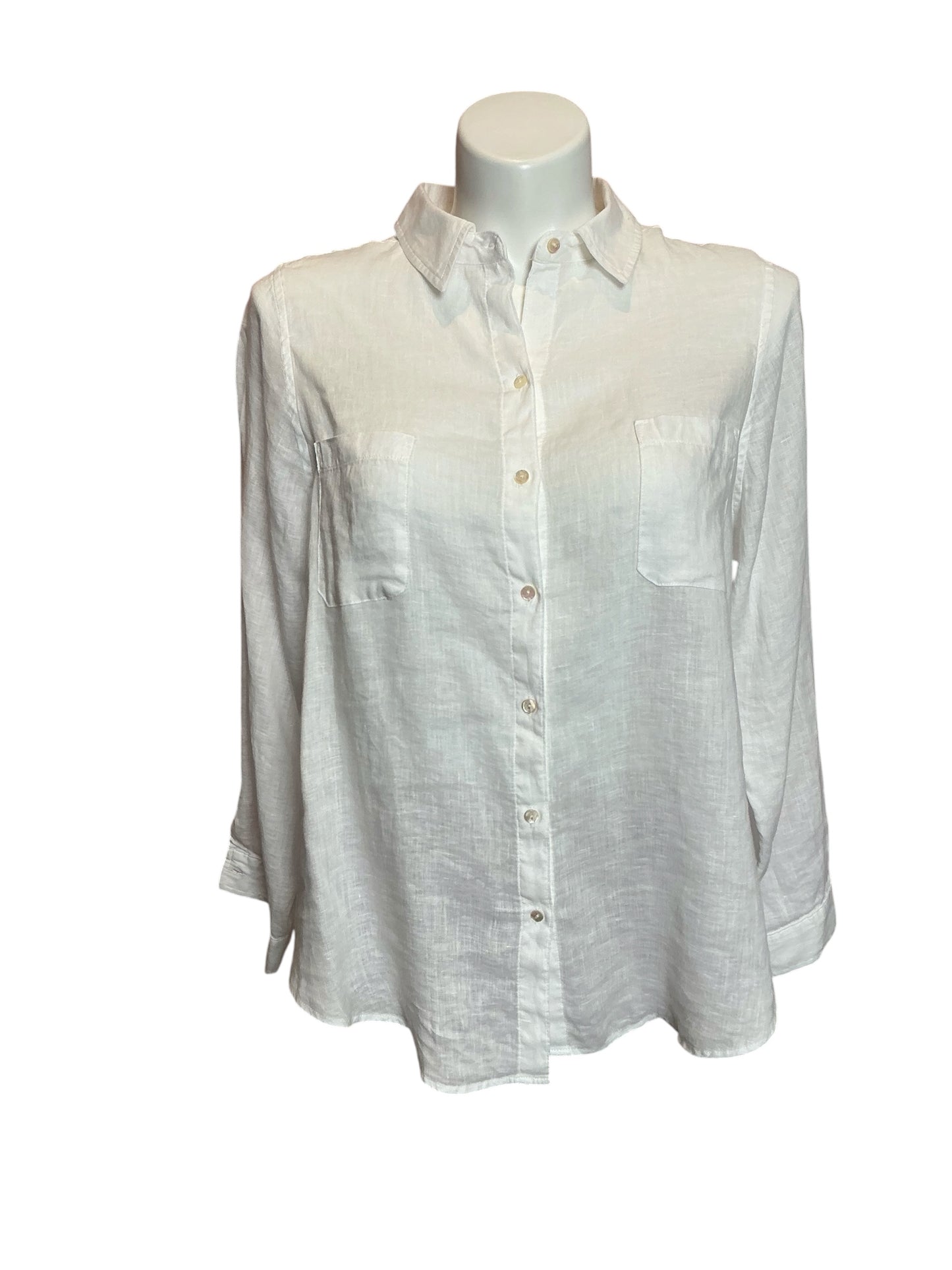 Lilly Pulitzer NWT Sea View Button Down Resort White - Size XXL