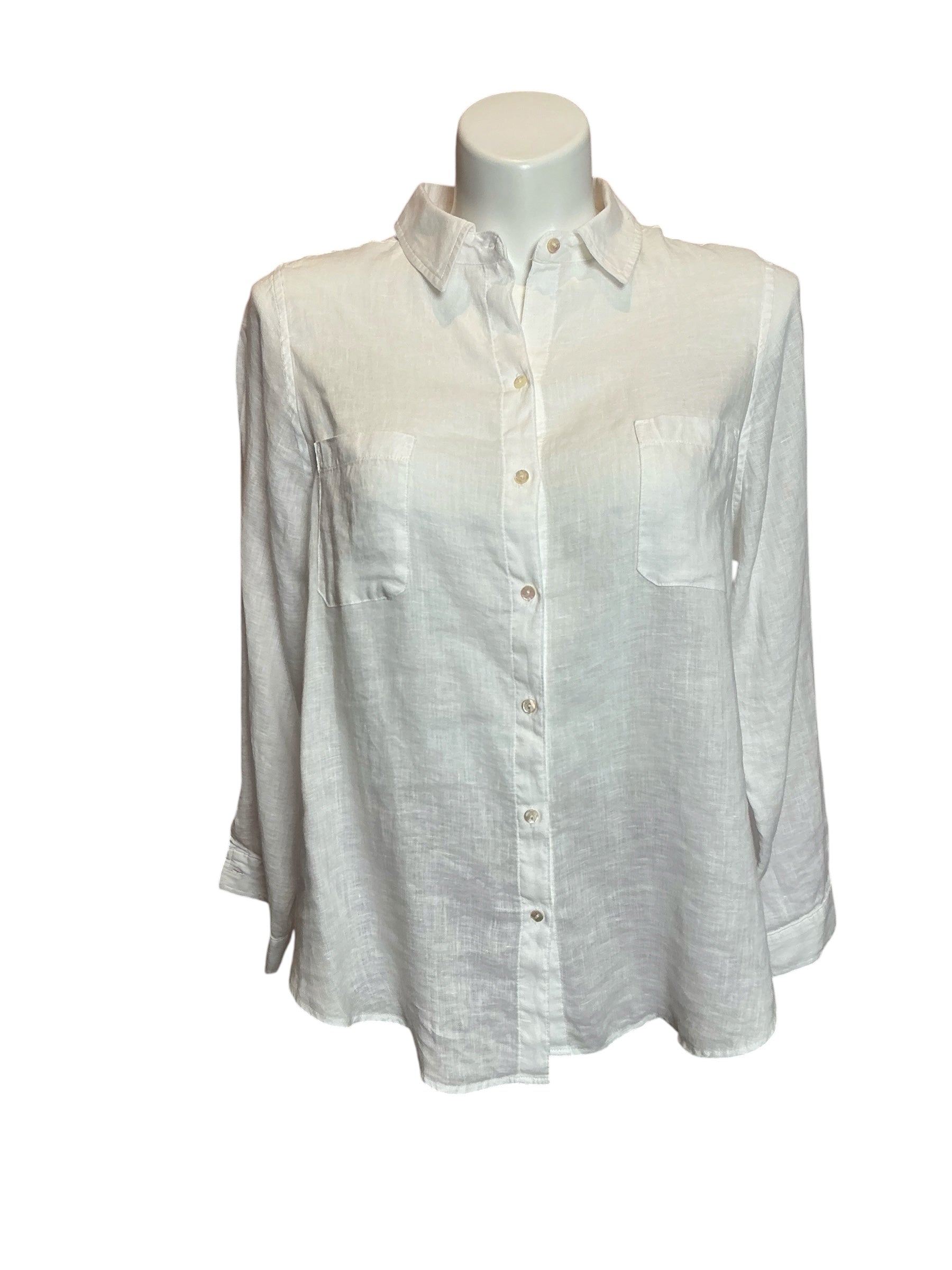 Lilly Pulitzer NWT Sea View Button Down Resort White - Size XXL