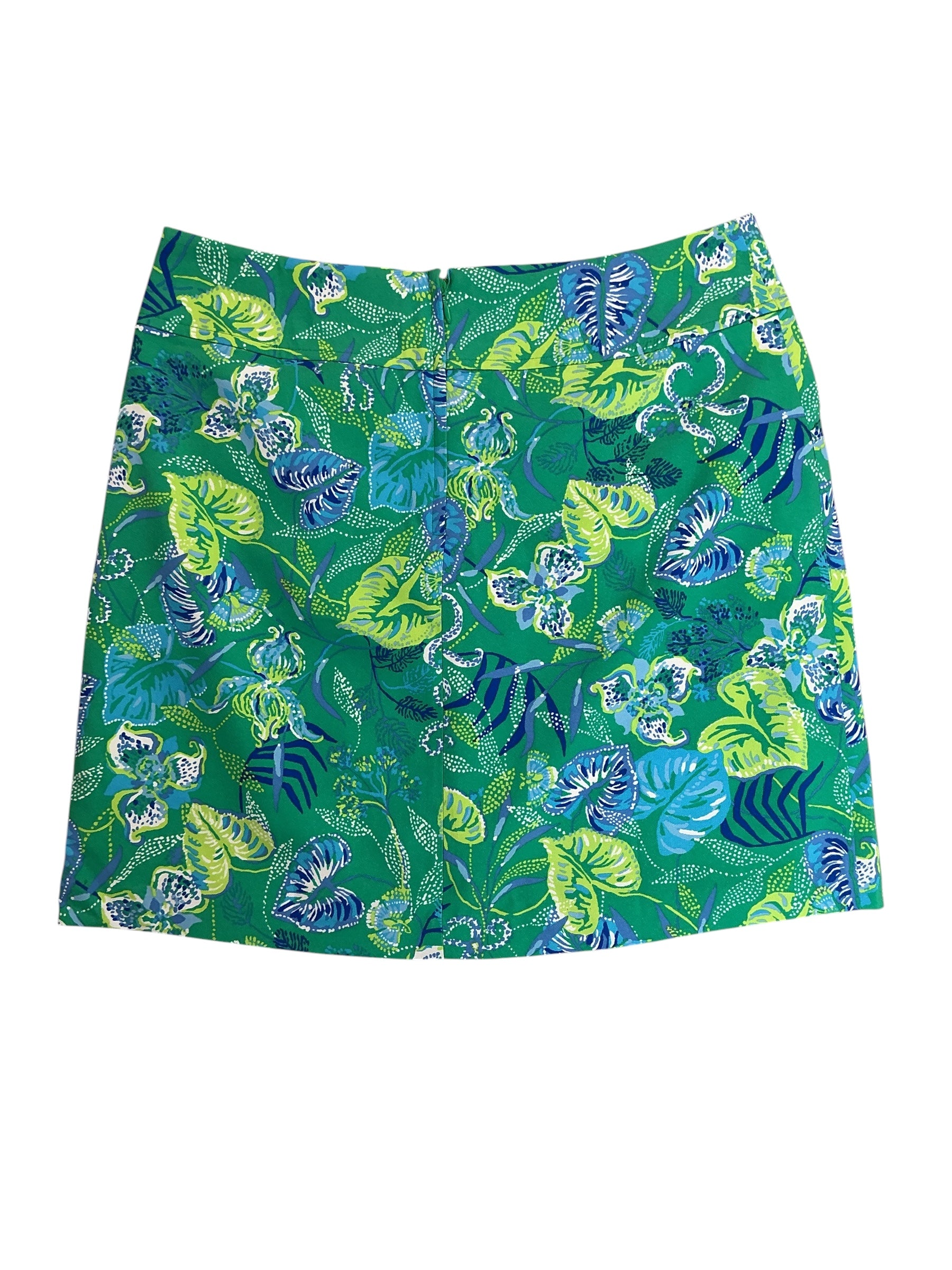 Lilly Pulitzer Jonas Skort Botanical Green In A Flutter - Size 8