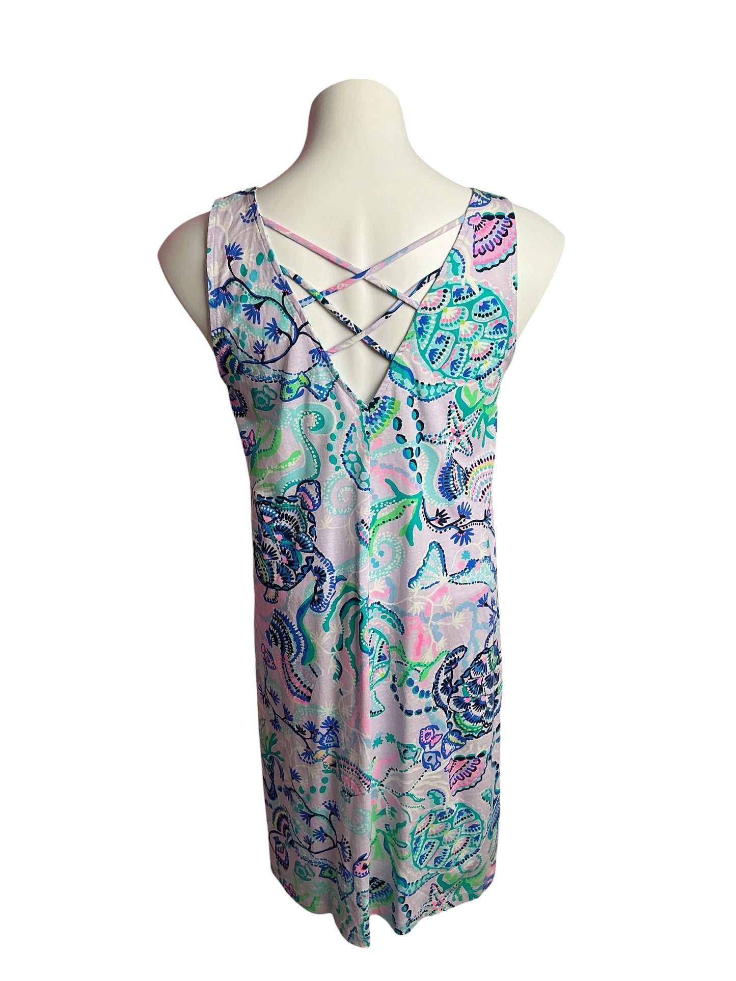 Lilly Pulitzer- Kristen Swing Dress Lilac Freesia Mermaid For You Size S