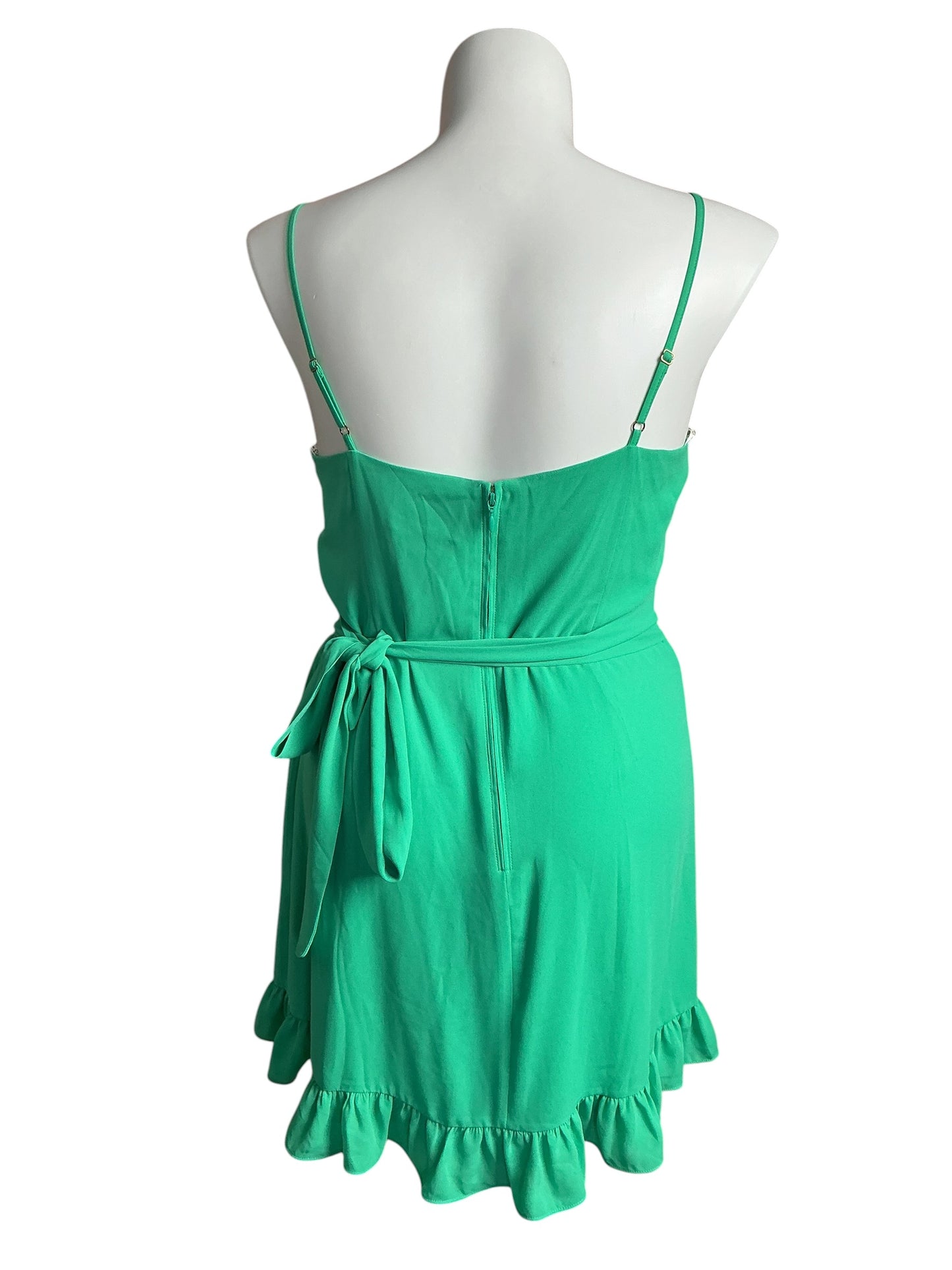 Lilly Pulitzer Alisa Wrap Dress Botanical Green - Size 14
