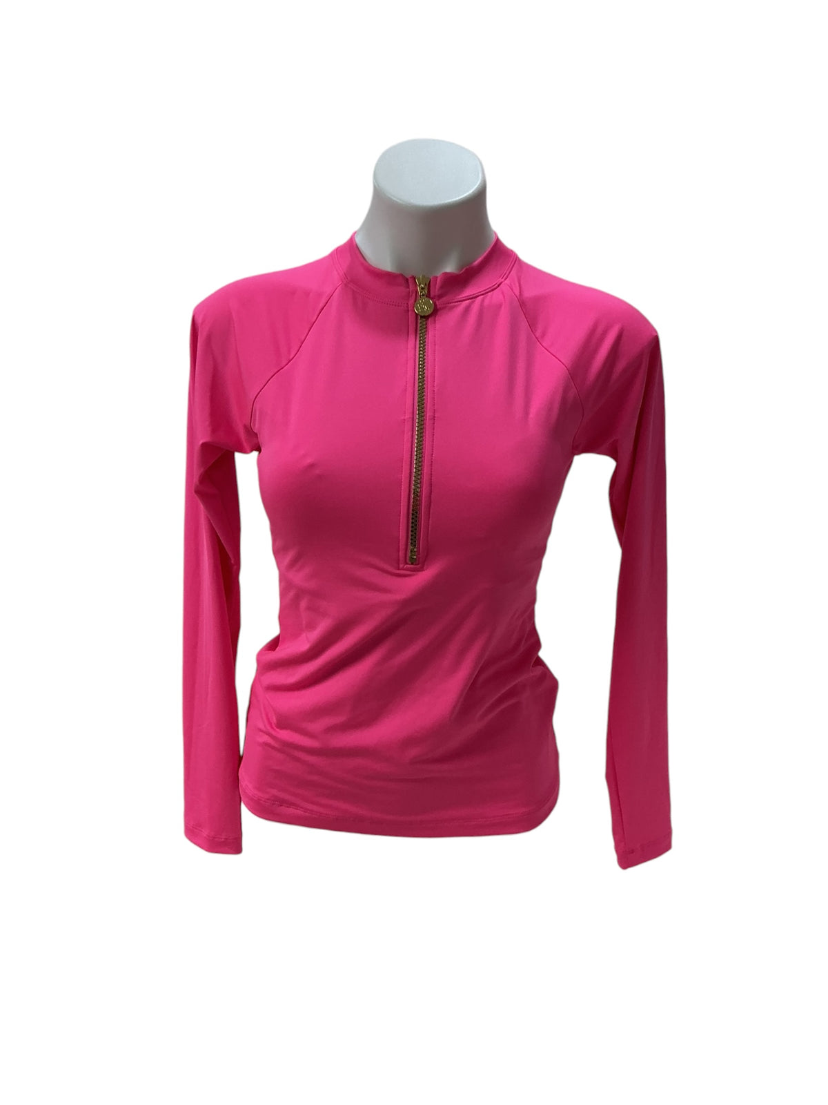 Lilly Pulitzer NWT Nayte Rashguard Top UPF 50+ Roxie Pink - Size 8