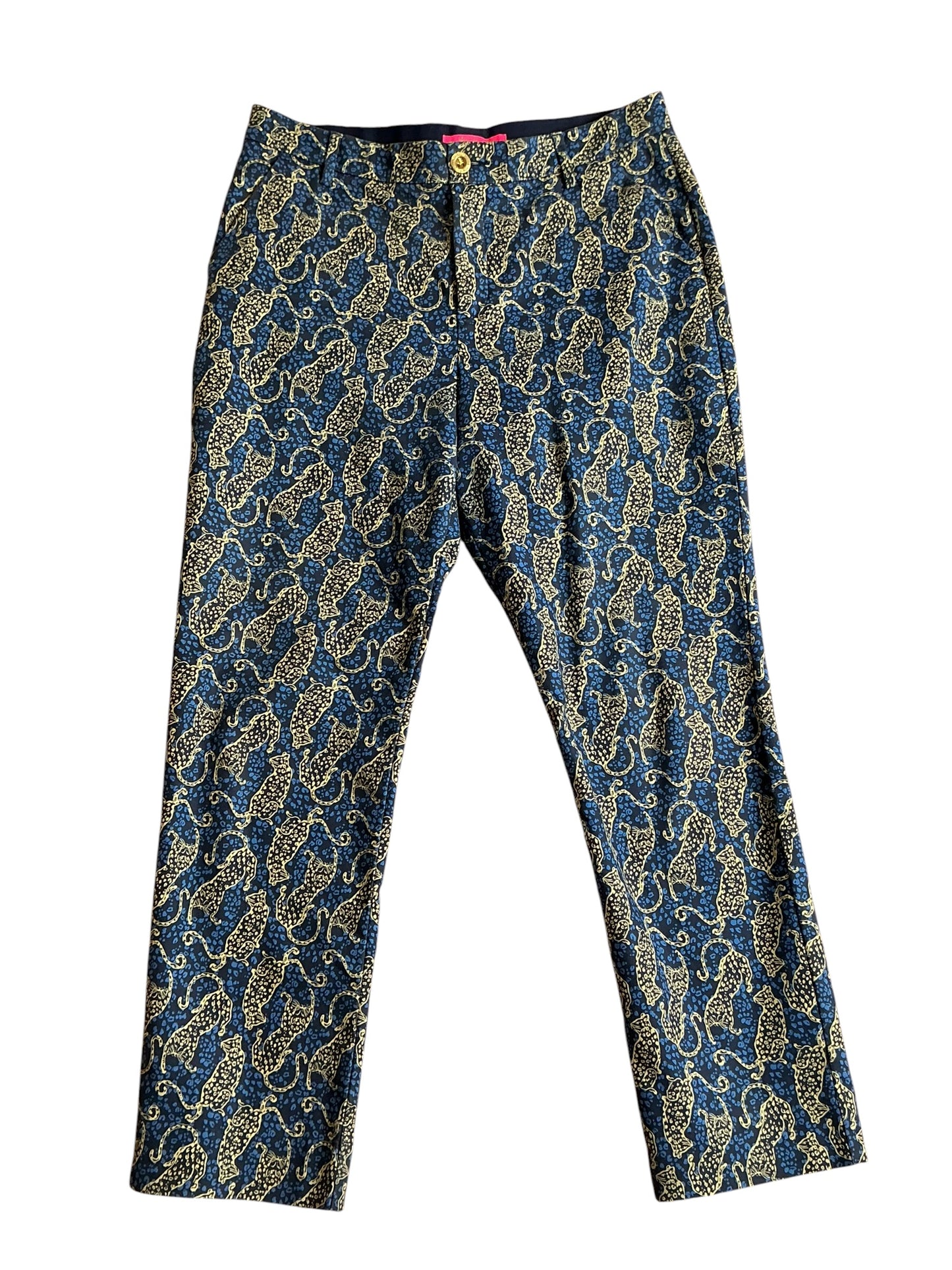 Lilly Pulitzer Gretchen High Rise Stretch Pant Easy To Spot - Size 10