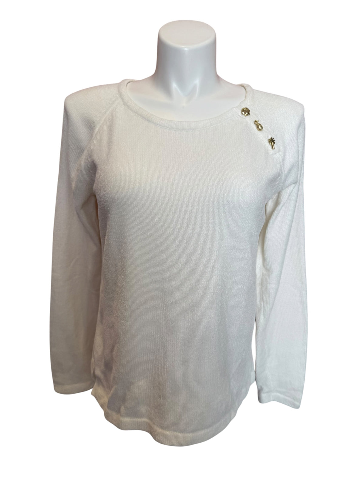 Lilly Pulitzer Pippin Sweater Coconut - Size XL
