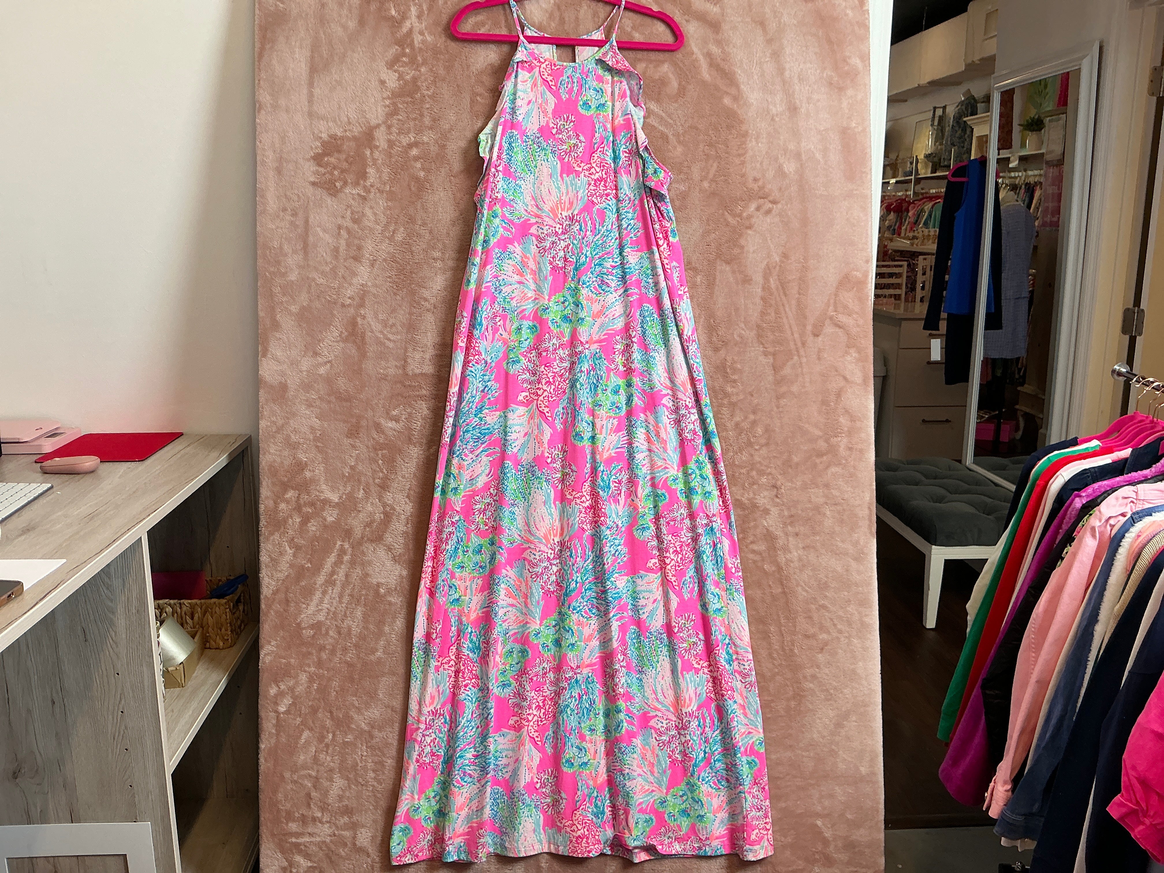 Lilly Pulitzer NWT - Billie Maxi Dress - Seaing Things - Size XL