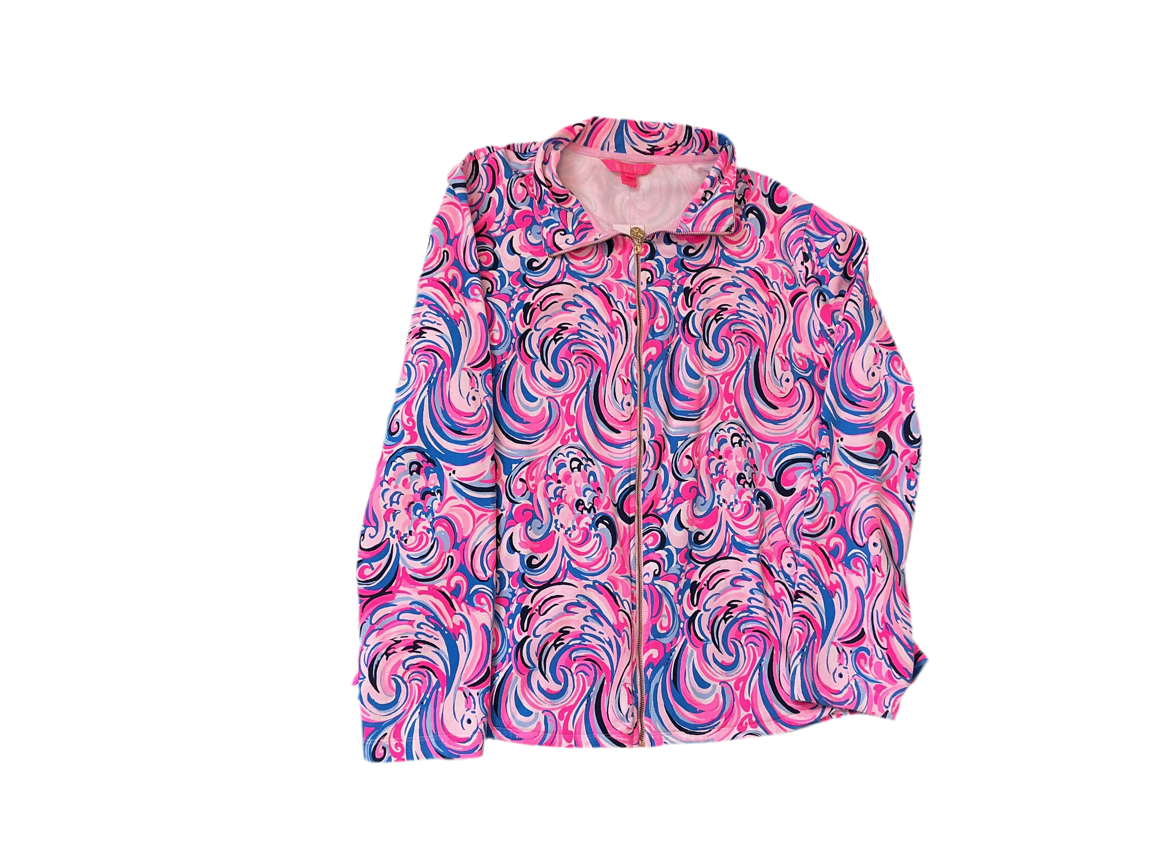 Lilly Pulitzer Zip Up Sweatshirt - Size XXL