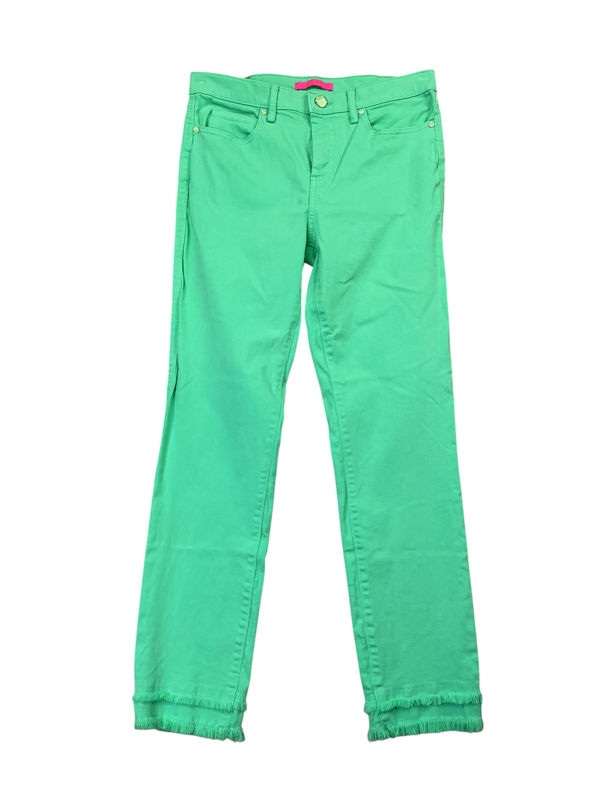 Lilly Pulitzer South Ocean High Rise Patina Green - Size 8