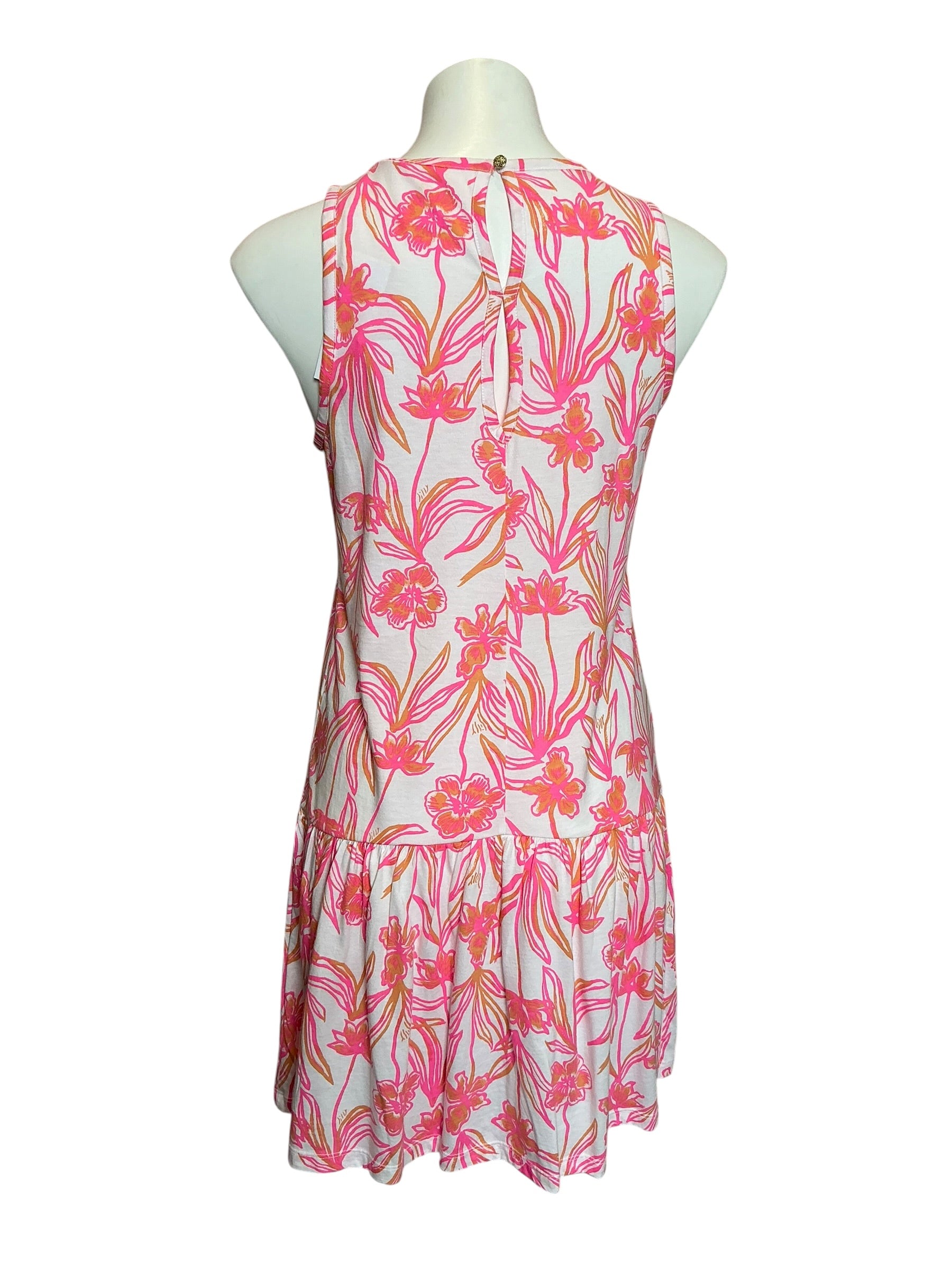 Lilly Pulitzer NWT Dixi Resort White Lovely Long Stems - Size S