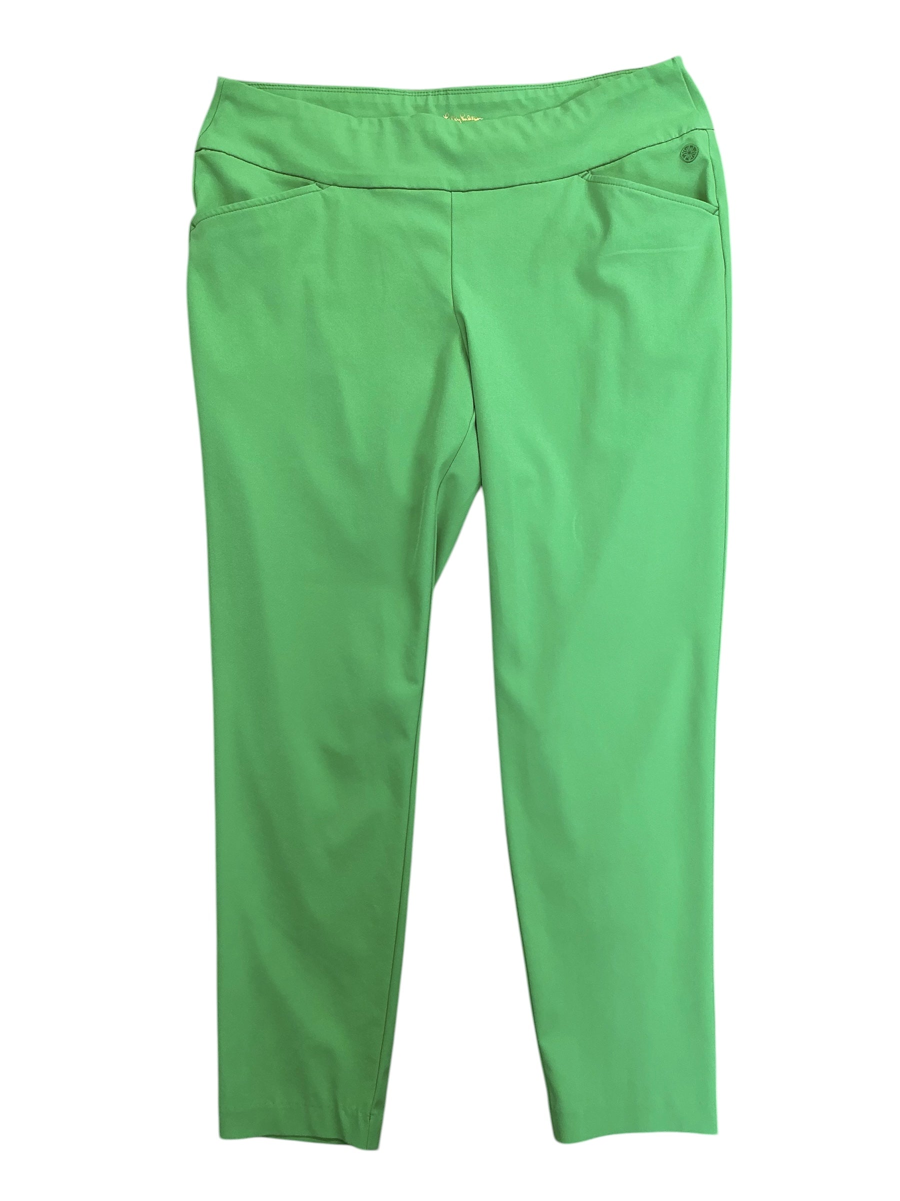 Lilly Pulitzer UPF 50+ Luxletic Corso Pants Kelly Green - Size 16