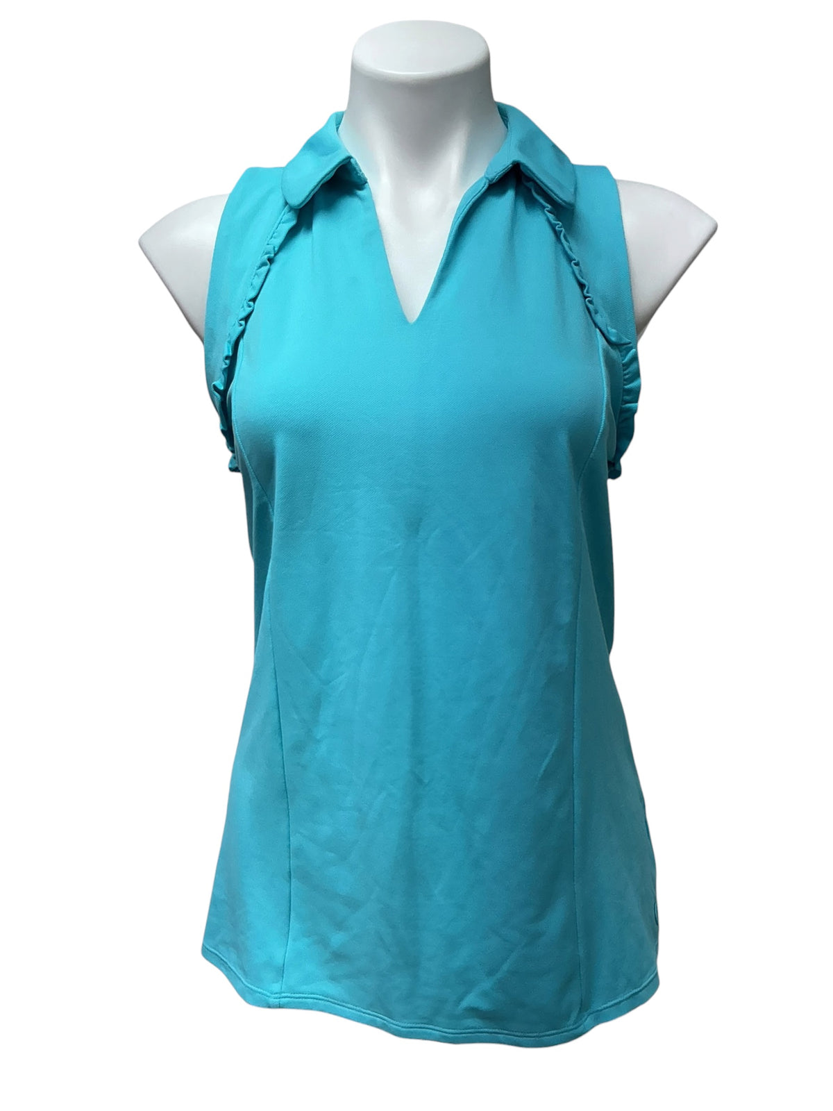 Lilly Pulitzer NWT Martina Polo UPF 50+ Amalfi Blue - Size M