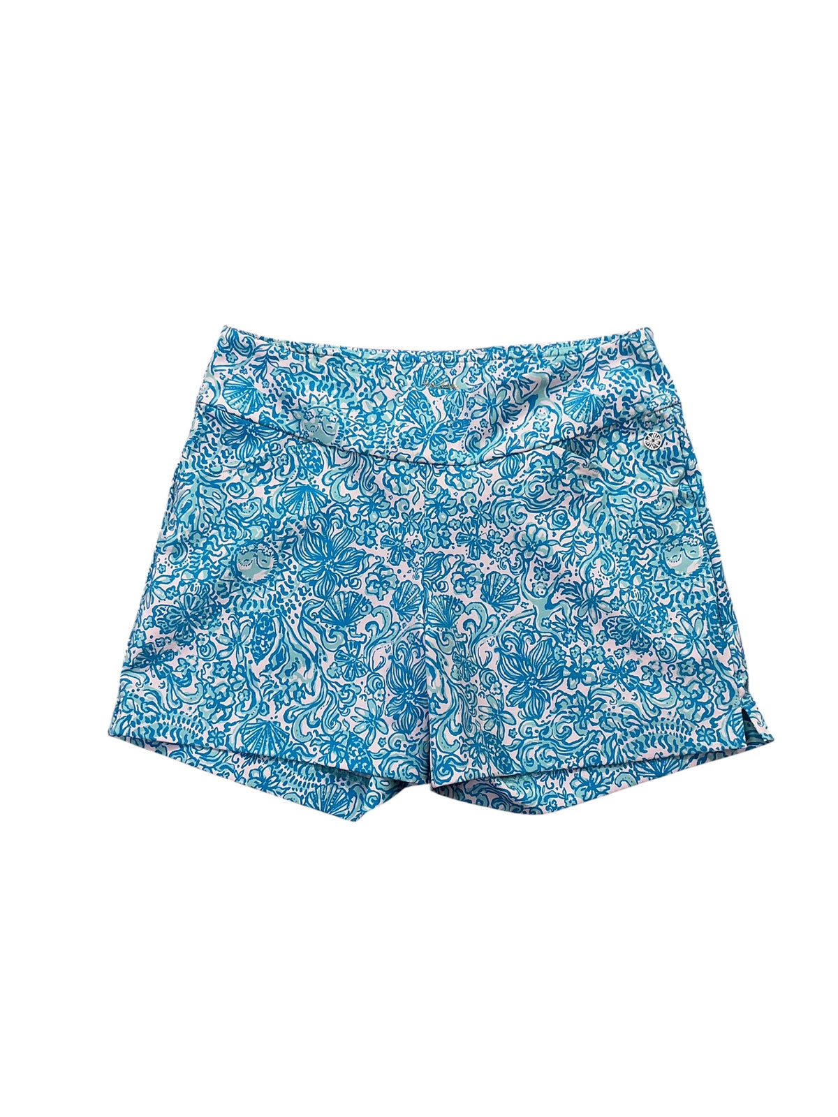 Lilly Pulitzer Nakia Short UPF 50+ Resort White Took Me By Sunrise - Size 10