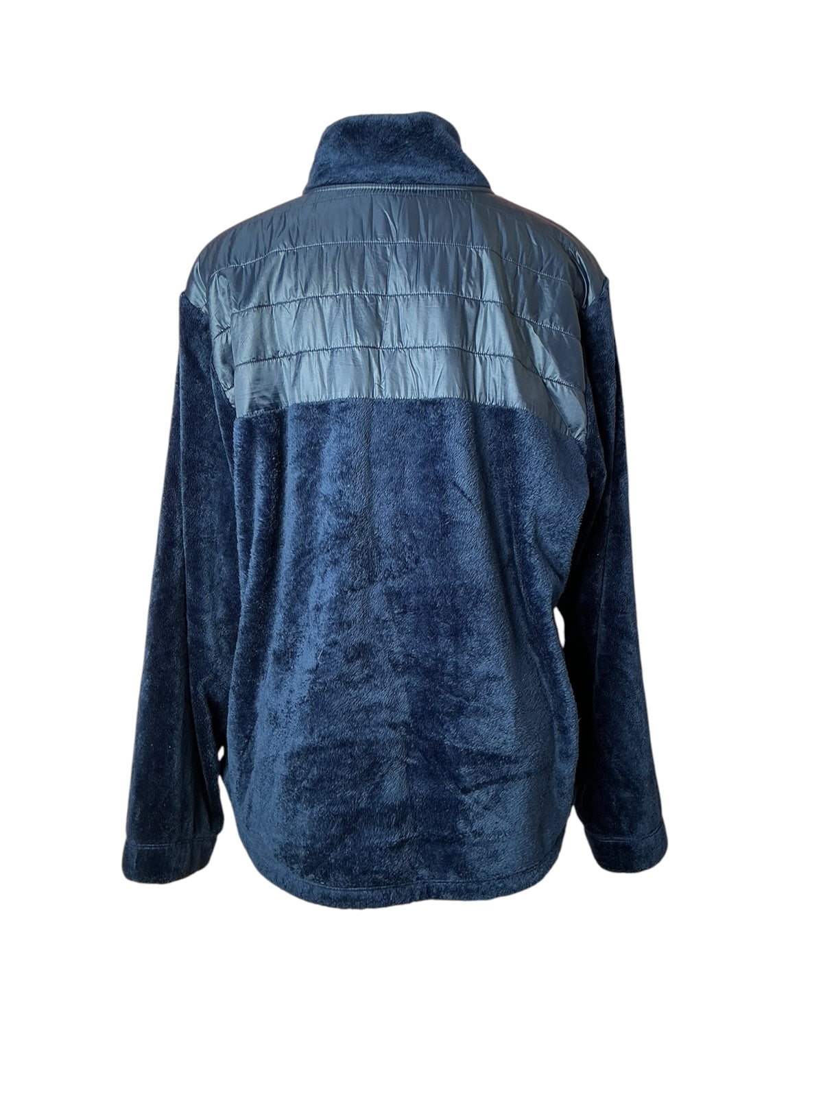 Lilly Pulitzer Leona Plush Full Zip Up Jacket True Navy - Size XXL