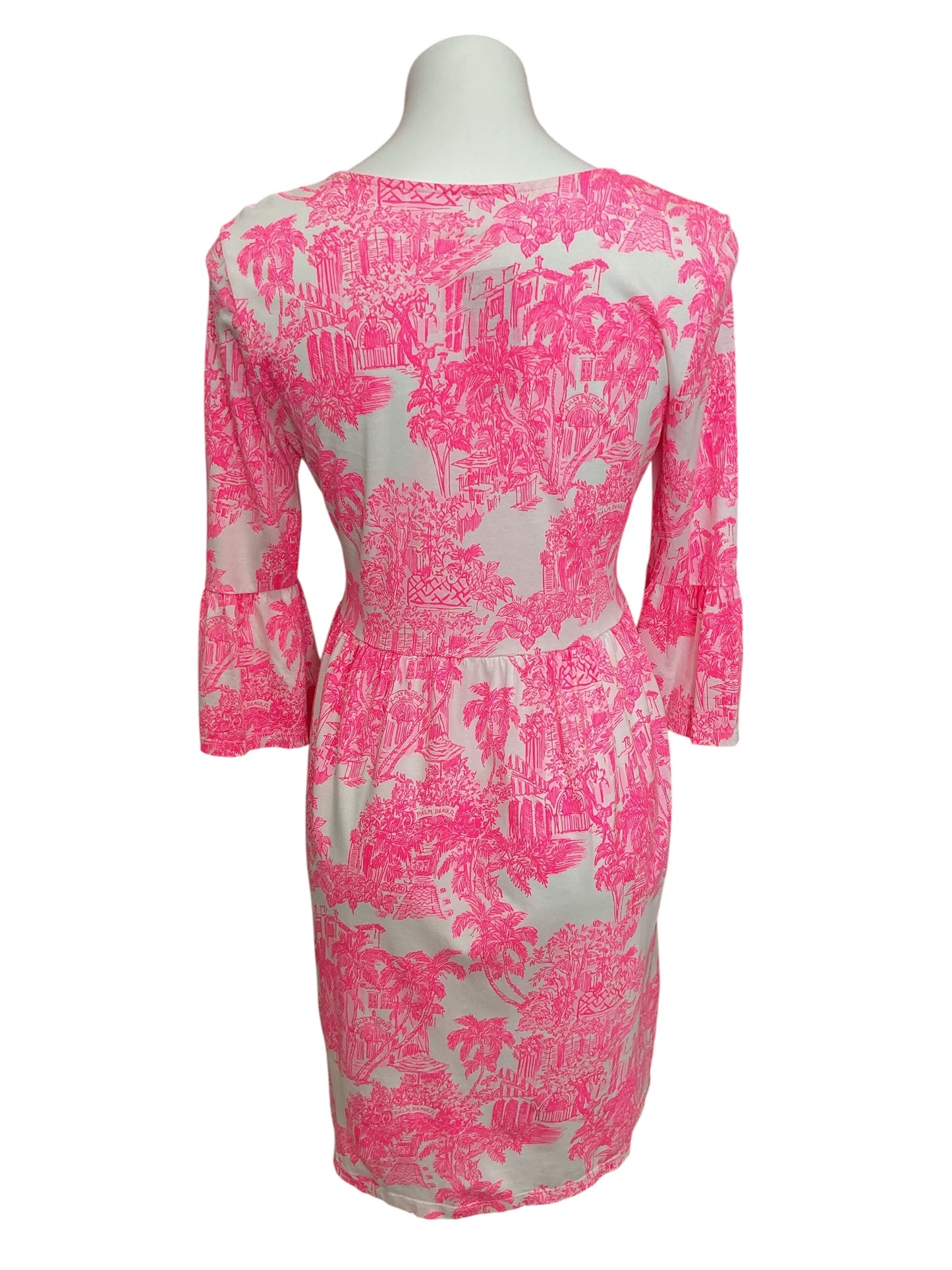 Lilly Pulitzer Jannie V-Neck Dress Resort White Palm Beach Anniversary –  Gatorlillys