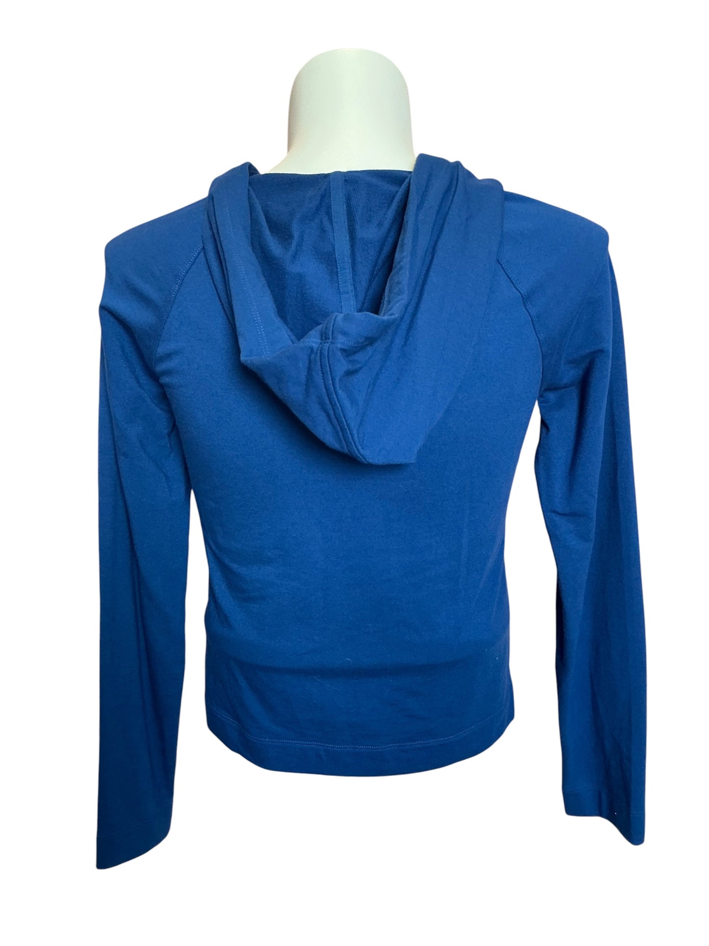 Lilly Pulitzer Kiawah Long Sleeve Hoodie Boca Blue - Size S