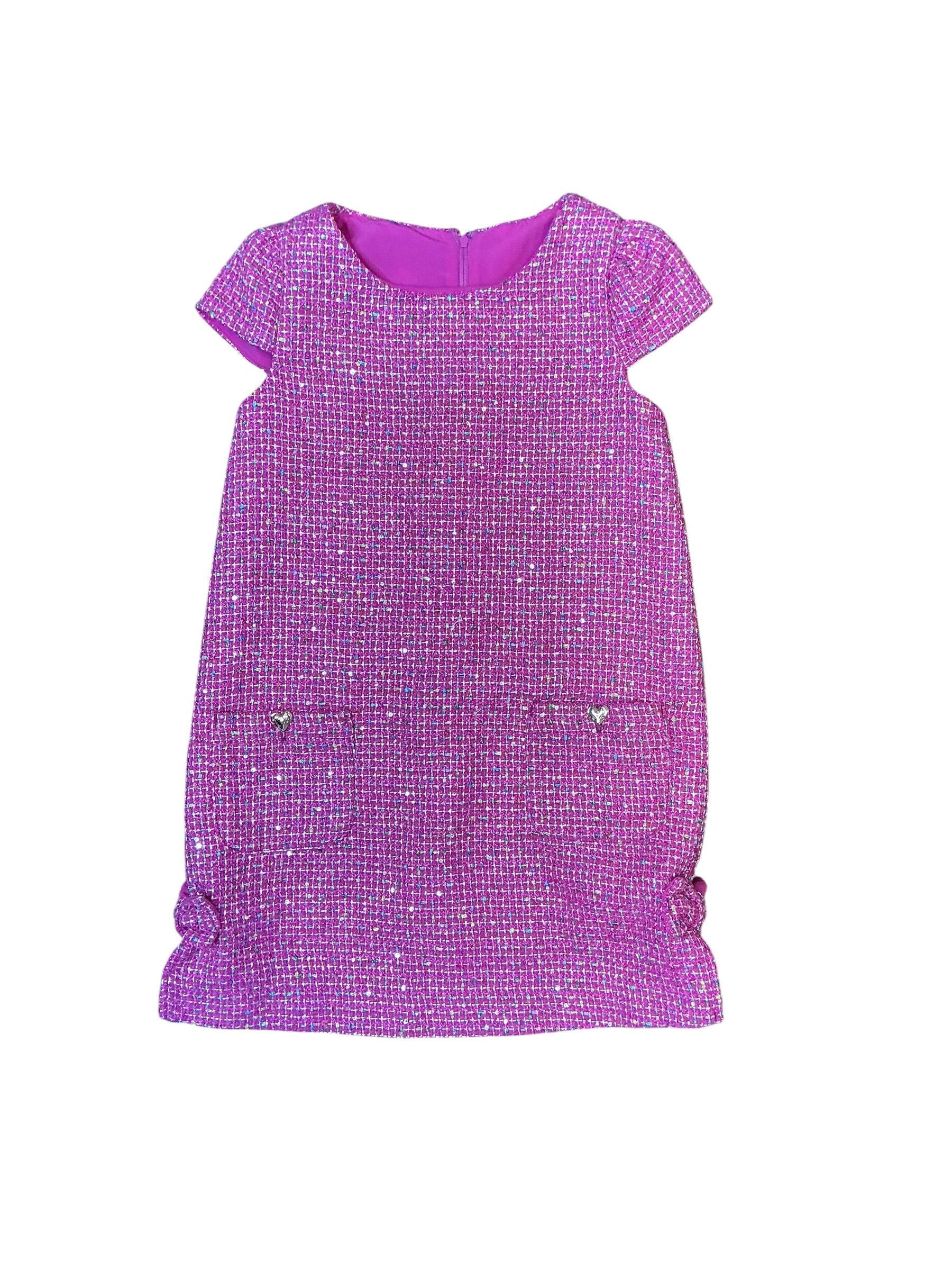 Lilly Pulitzer Girls Little Lilly Short Sleeve Shift Dress - Size 8