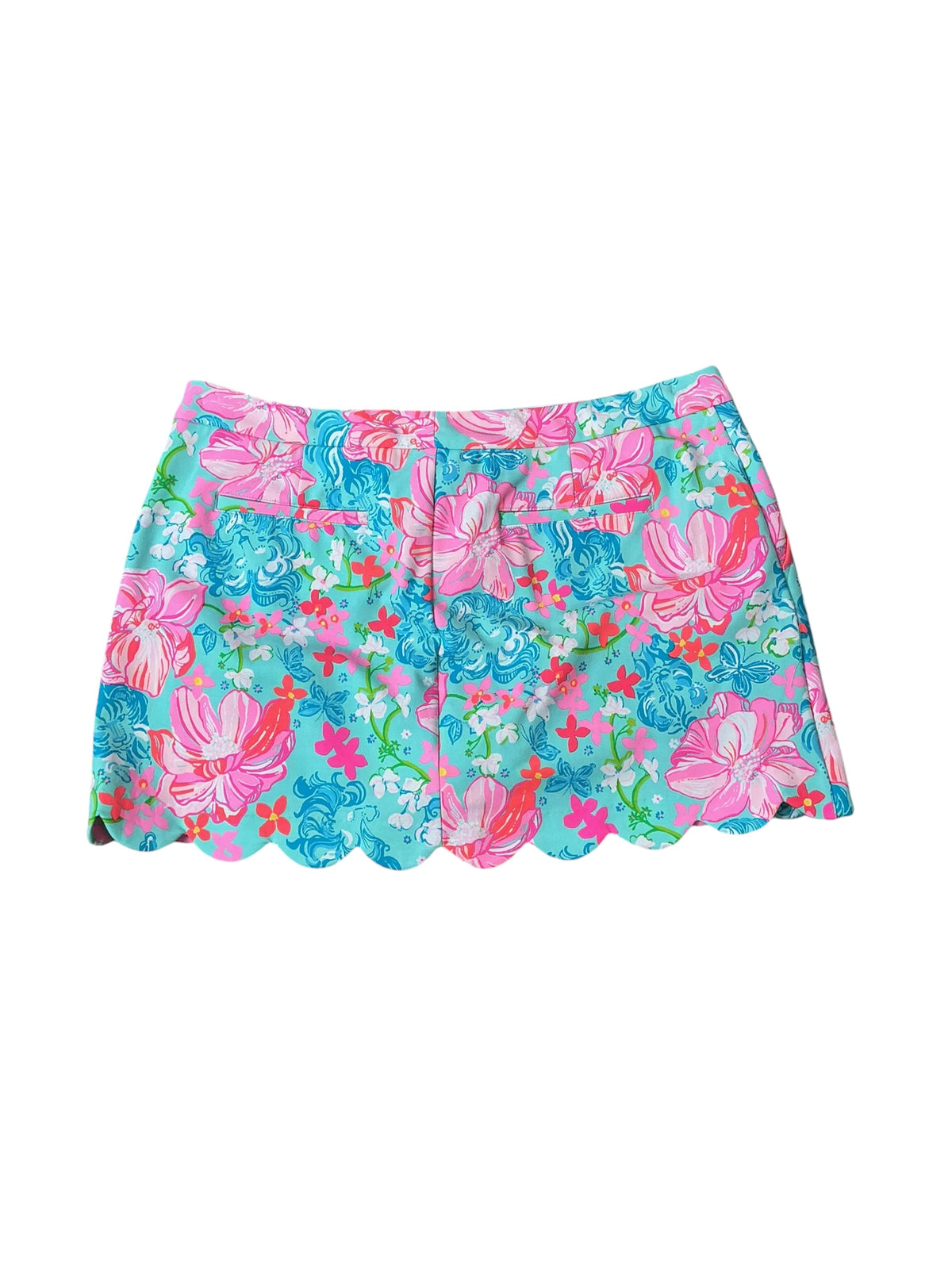 Lilly Pulitzer NWT Colette Knit Skort Surf Blue Luscious Lions - Size 16